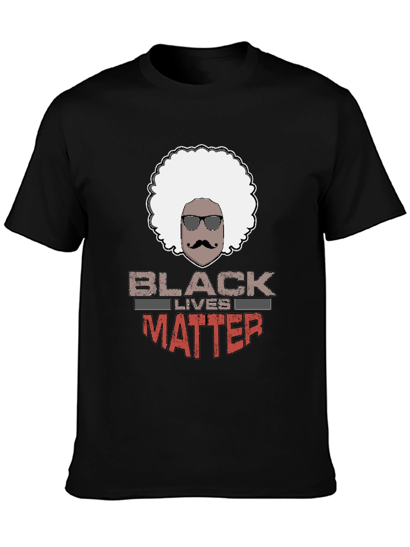 Black Lives Matter Afro T-Shirt