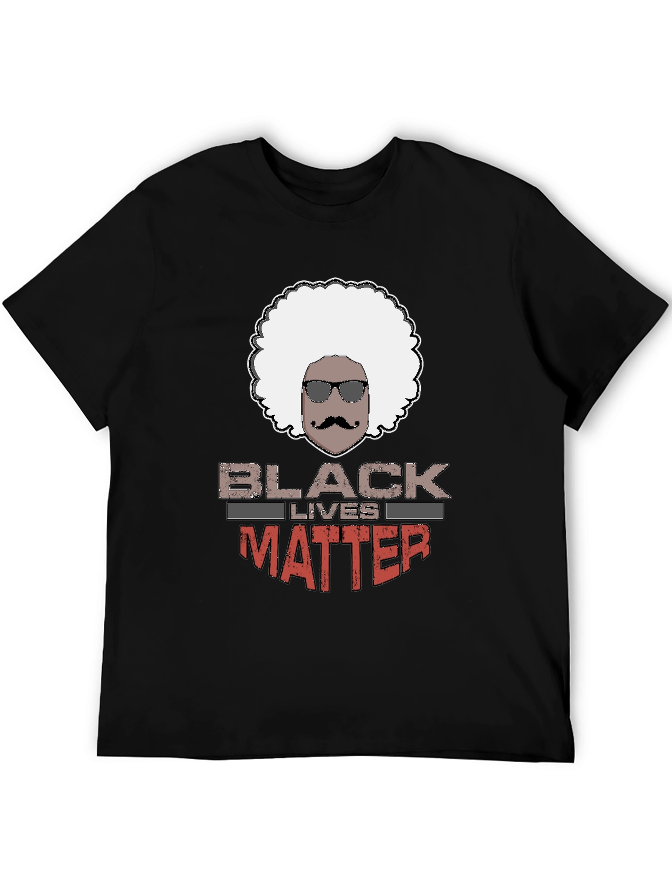 Black Lives Matter Afro T-Shirt