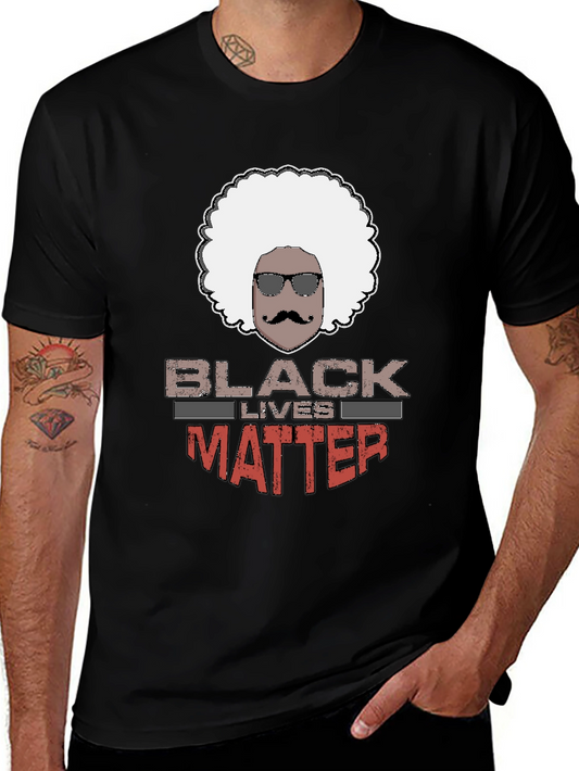 Black Lives Matter Afro T-Shirt
