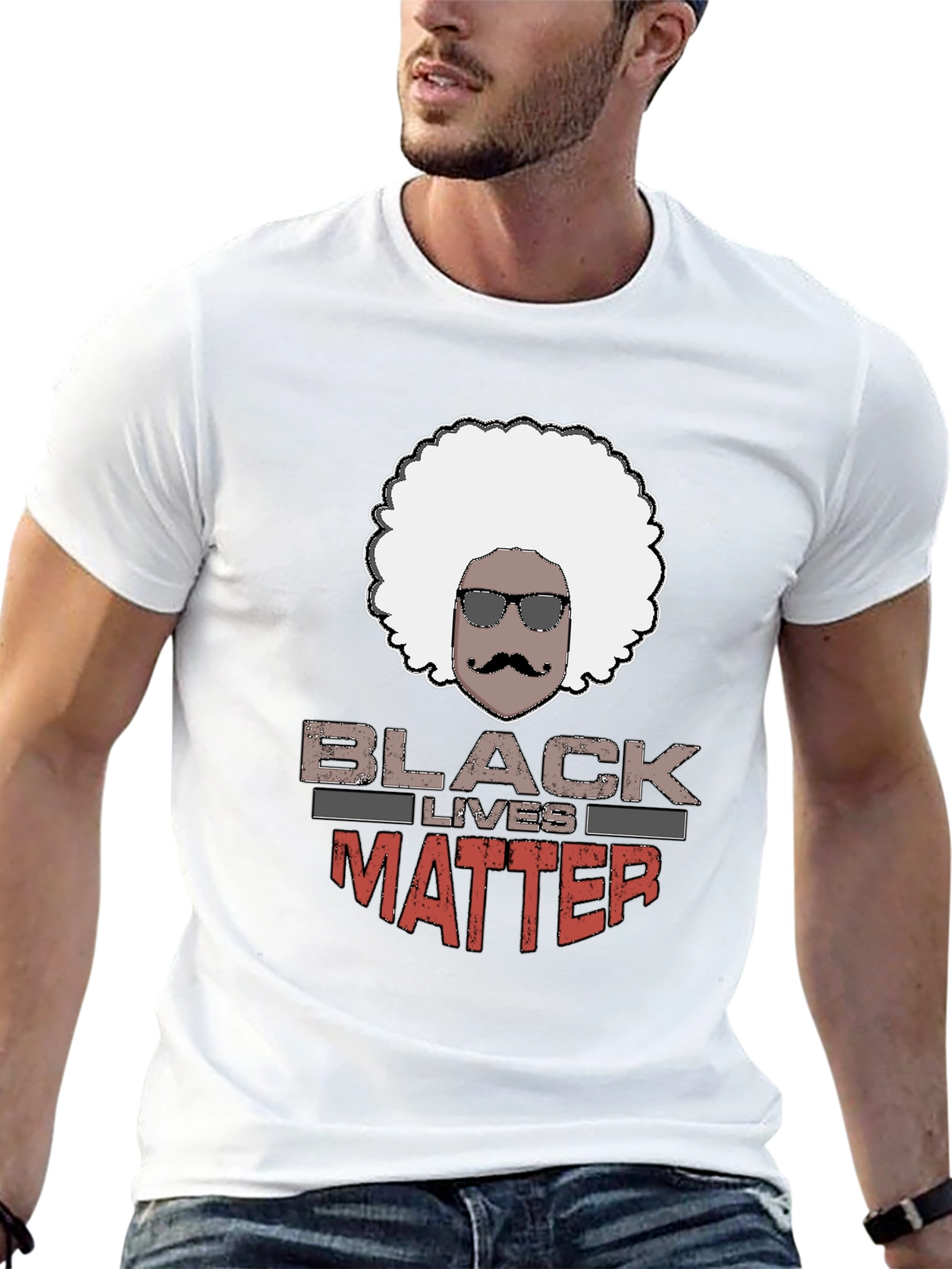 Black Lives Matter Afro T-Shirt