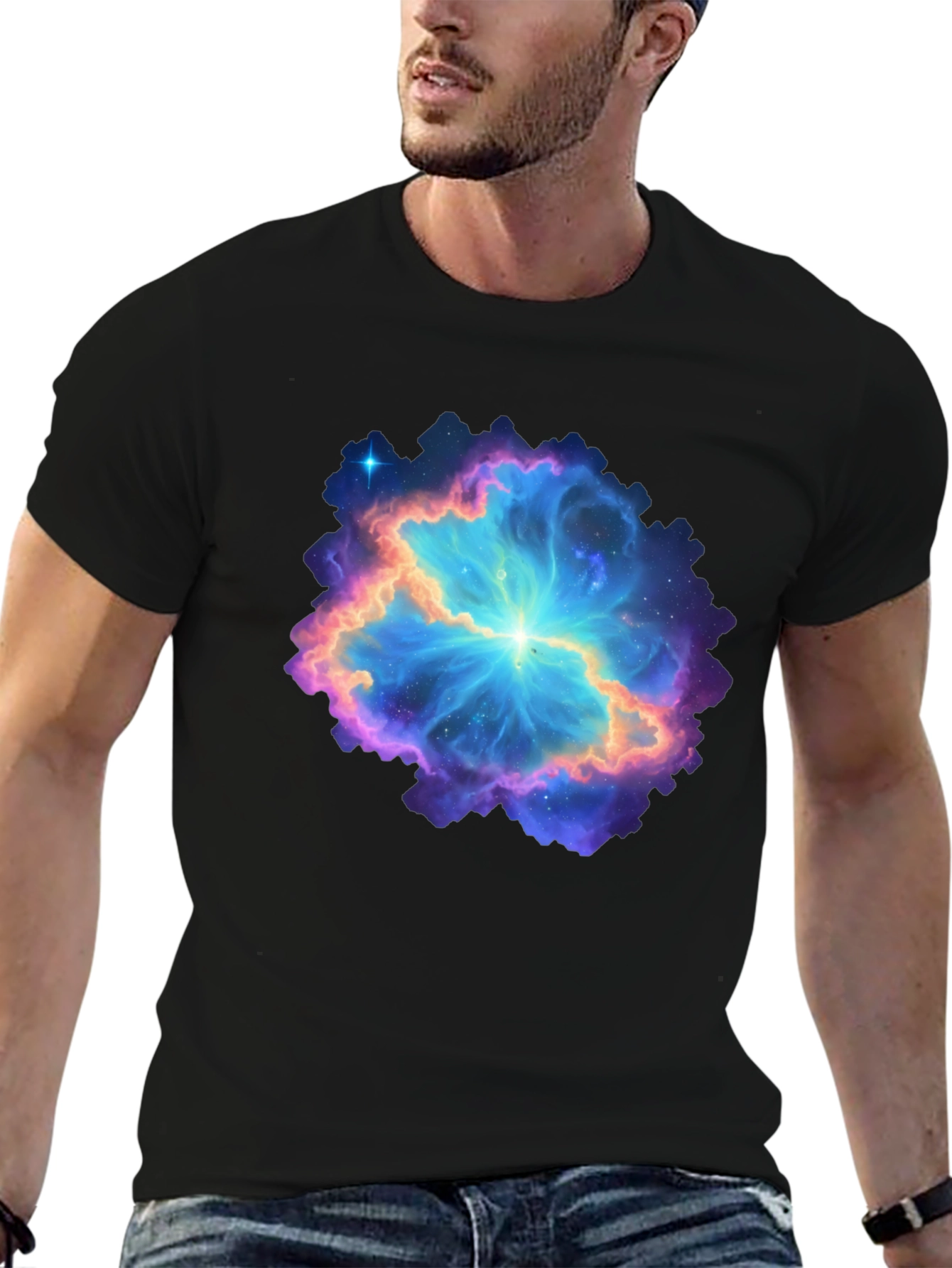 Nebula Galaxy T-Shirt - Cosmic Design Tee