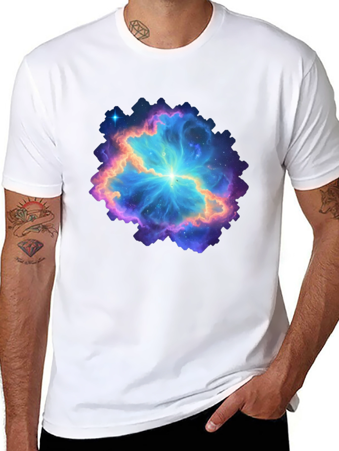 Nebula Galaxy T-Shirt - Cosmic Design Tee