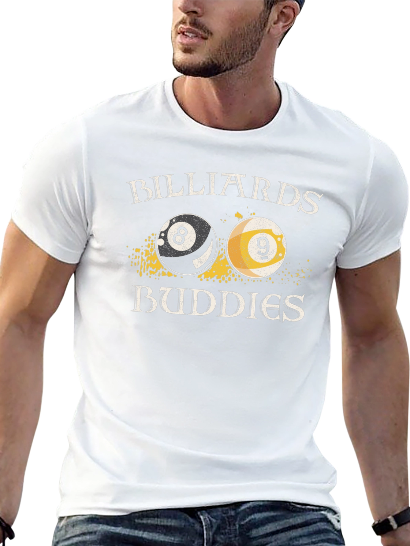 Billiards Buddies Graphic T-Shirt