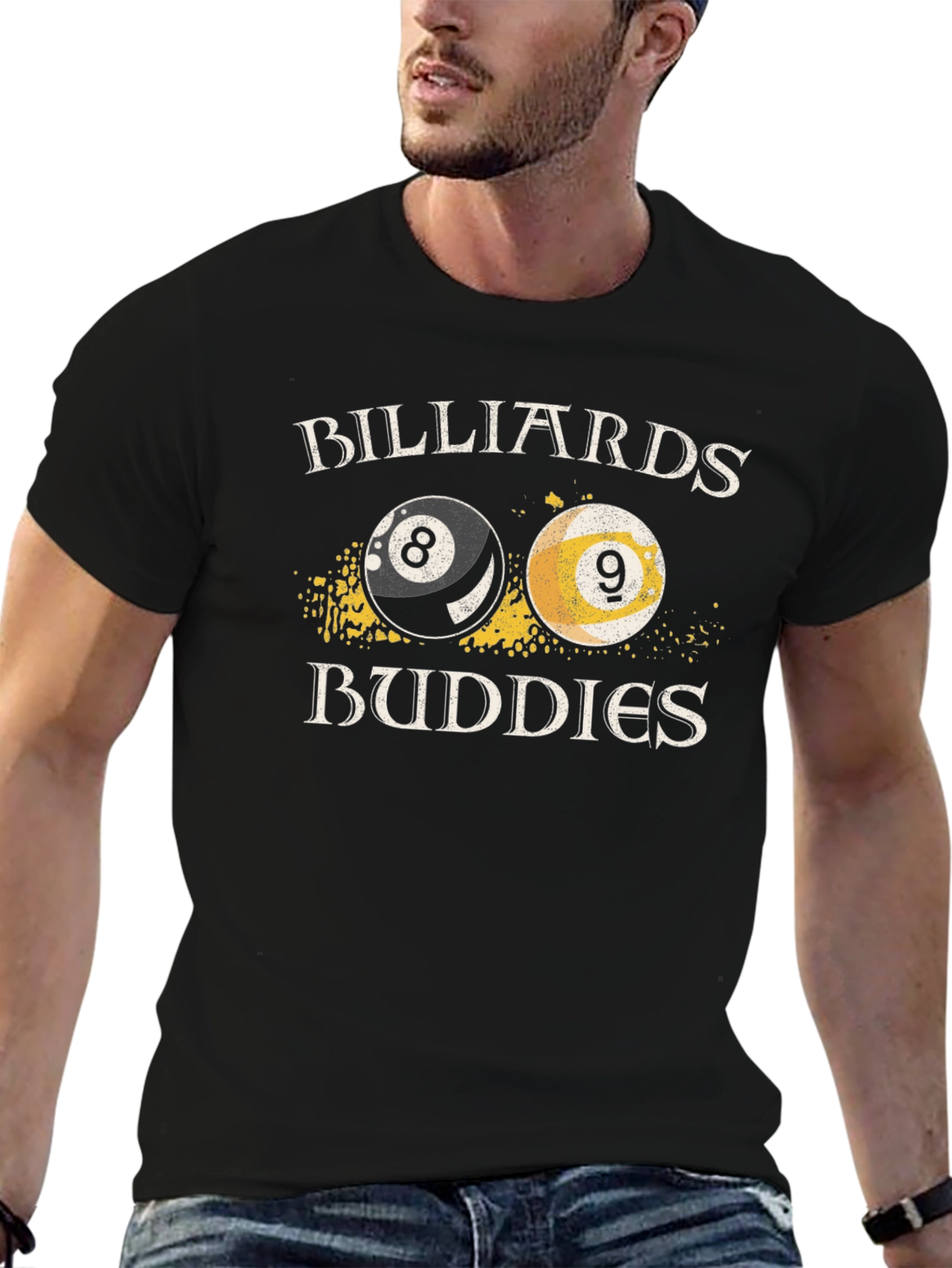 Billiards Buddies Graphic T-Shirt