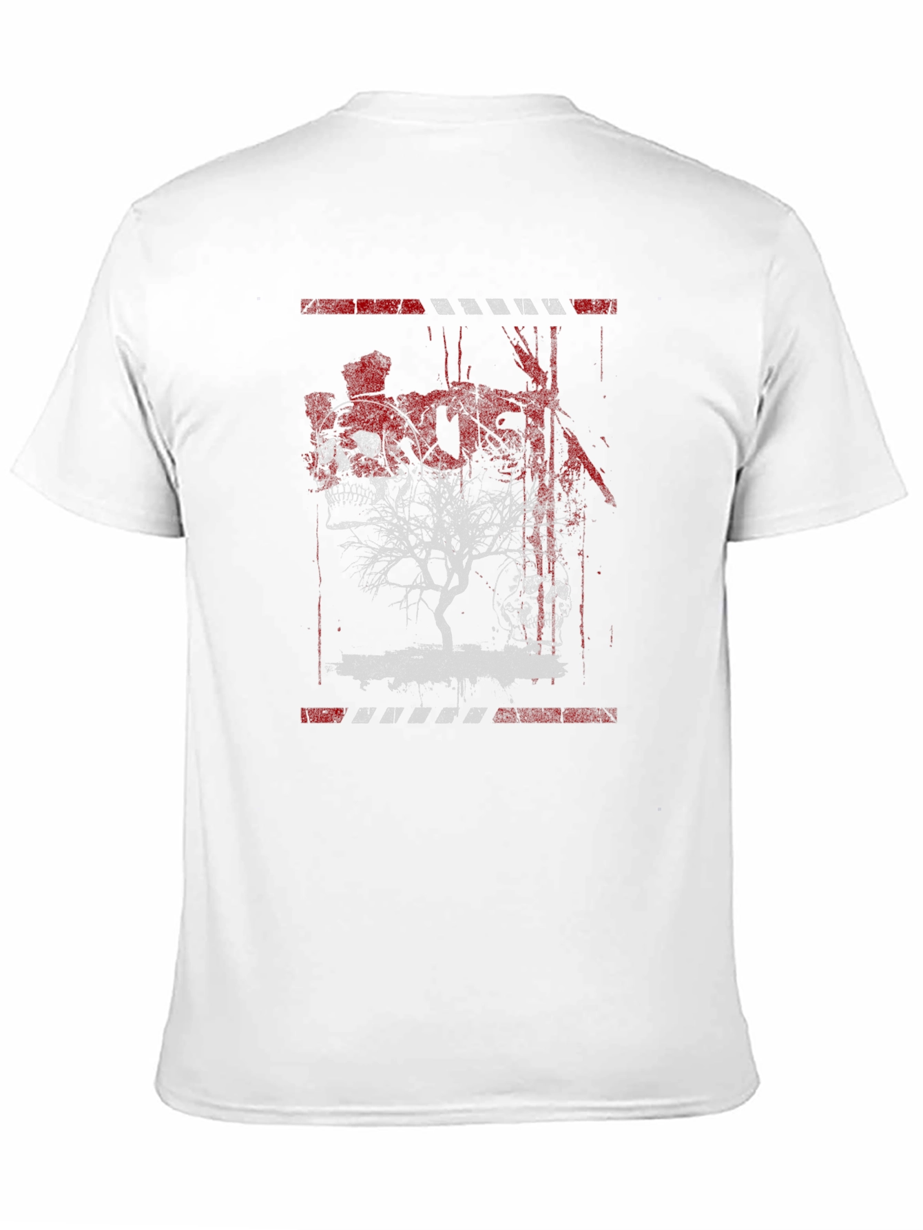 Skull Tree Graphic Tee - Black