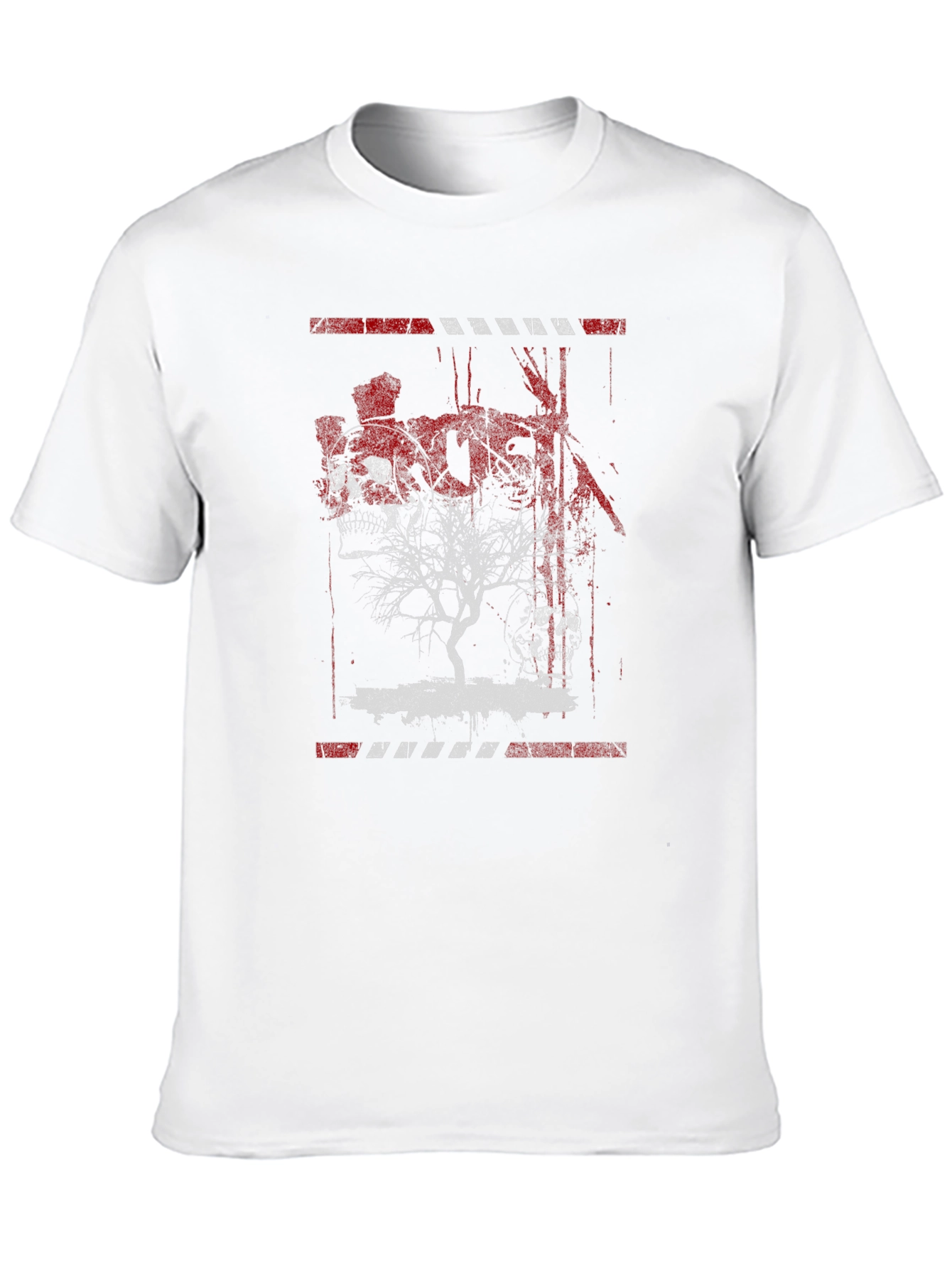 Skull Tree Graphic Tee - Black