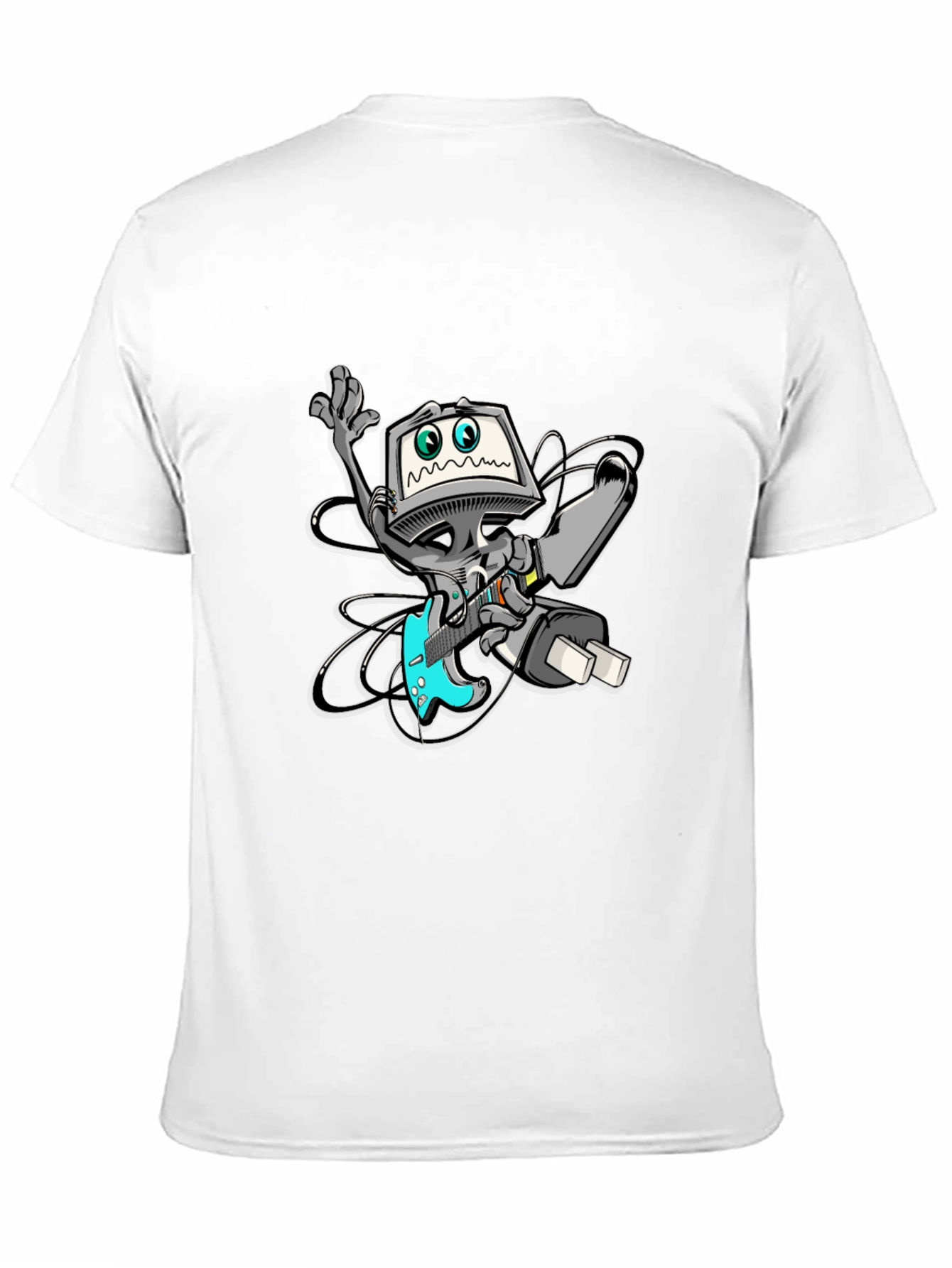 Robot Graphic Black T-Shirt