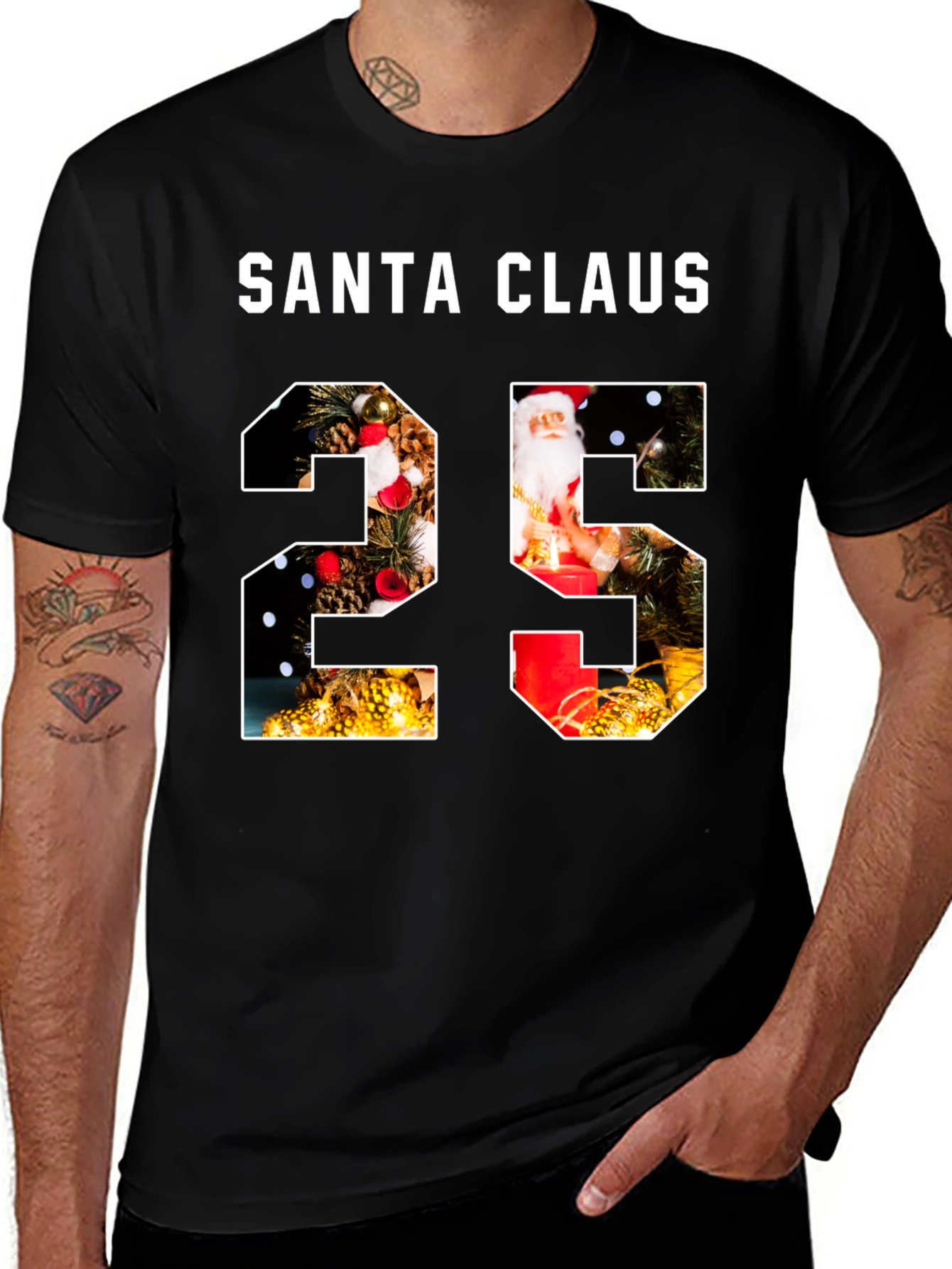 Santa Claus 25 Holiday T-Shirt