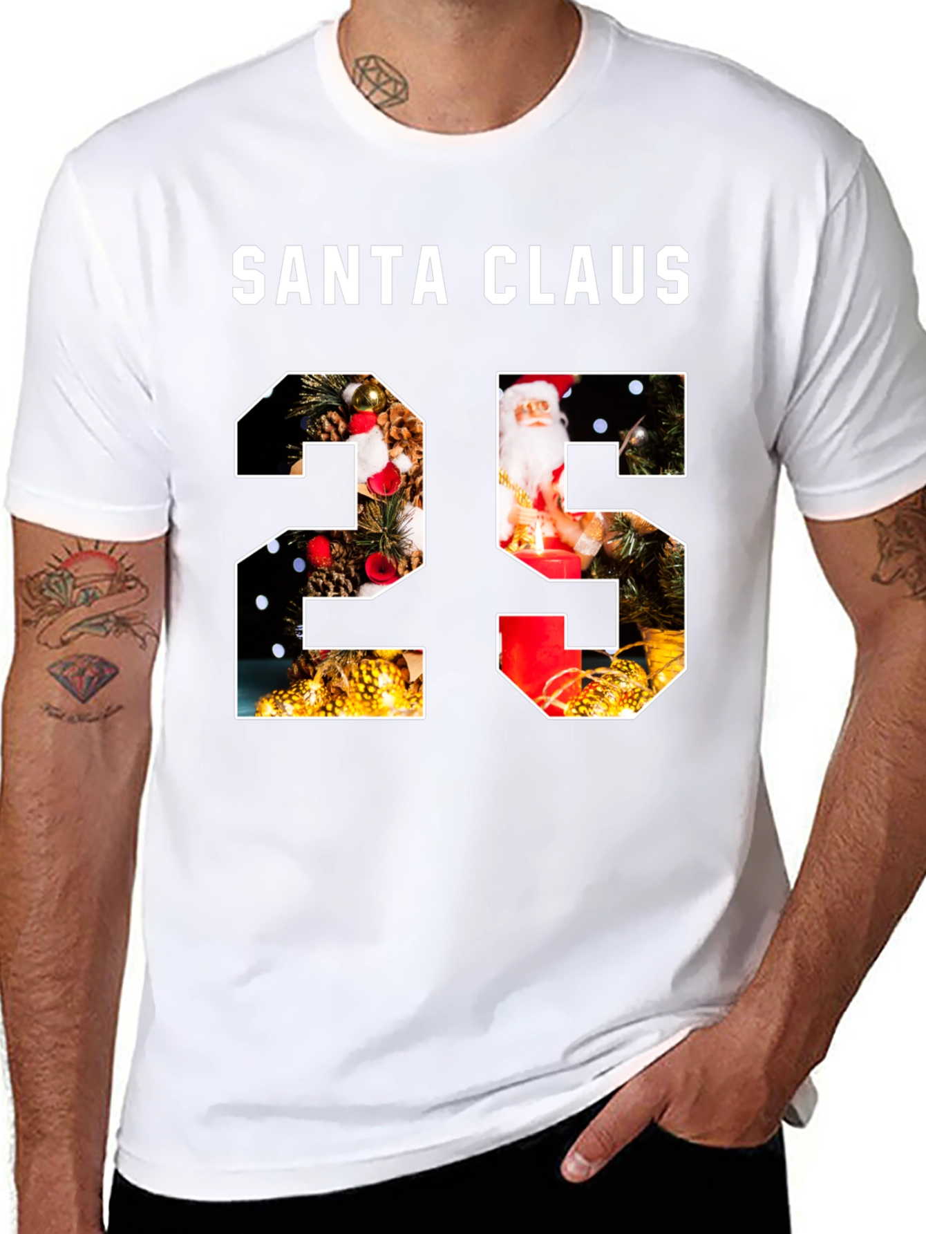 Santa Claus 25 Holiday T-Shirt