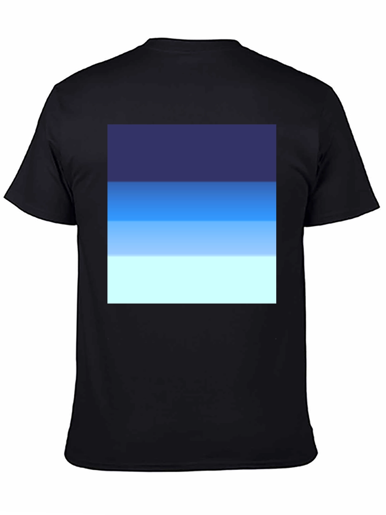 Blue Gradient T-Shirt - Casual Comfort