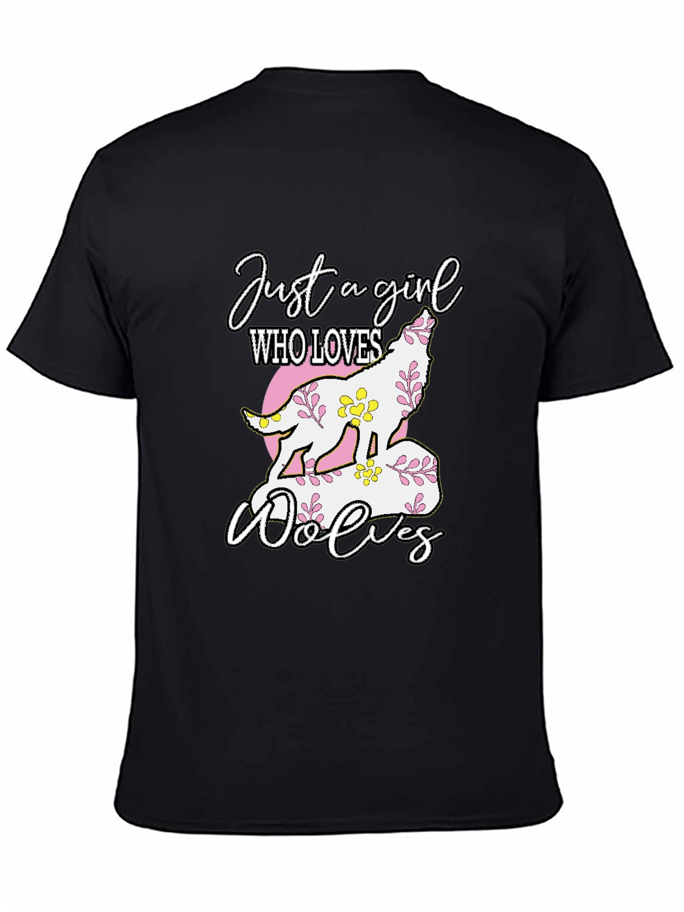 Just a Girl Who Loves Wolves T-Shirt