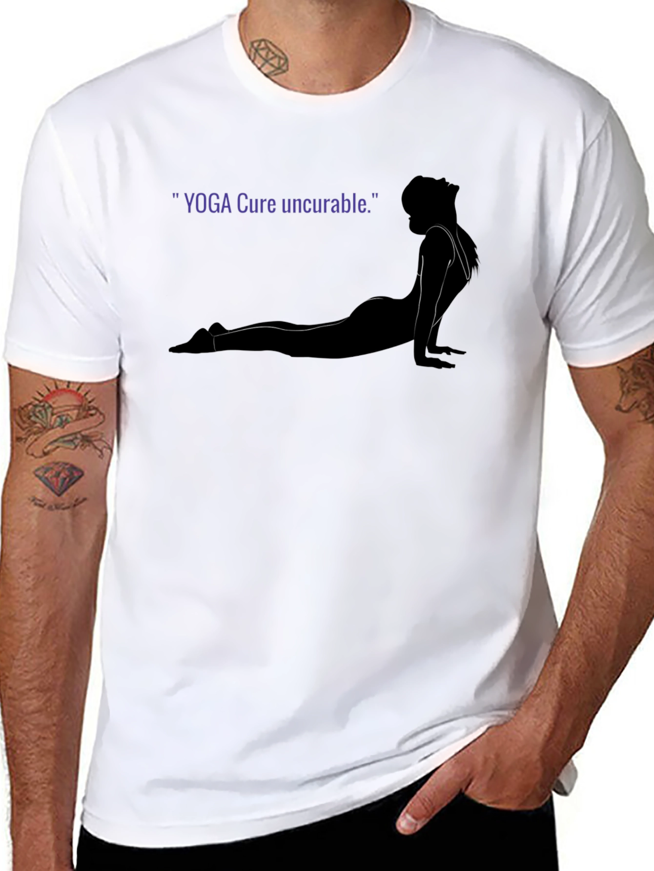 Yoga Cure Uncurable Graphic Tee