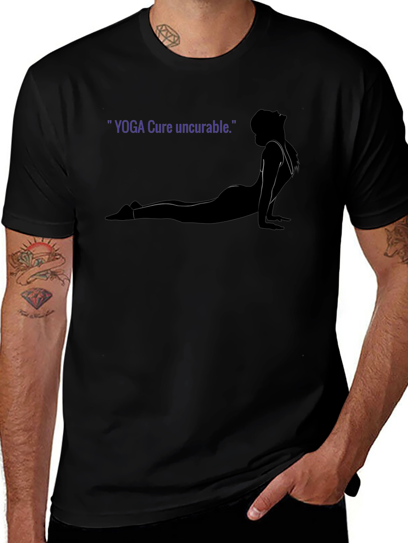 Yoga Cure Uncurable Graphic Tee
