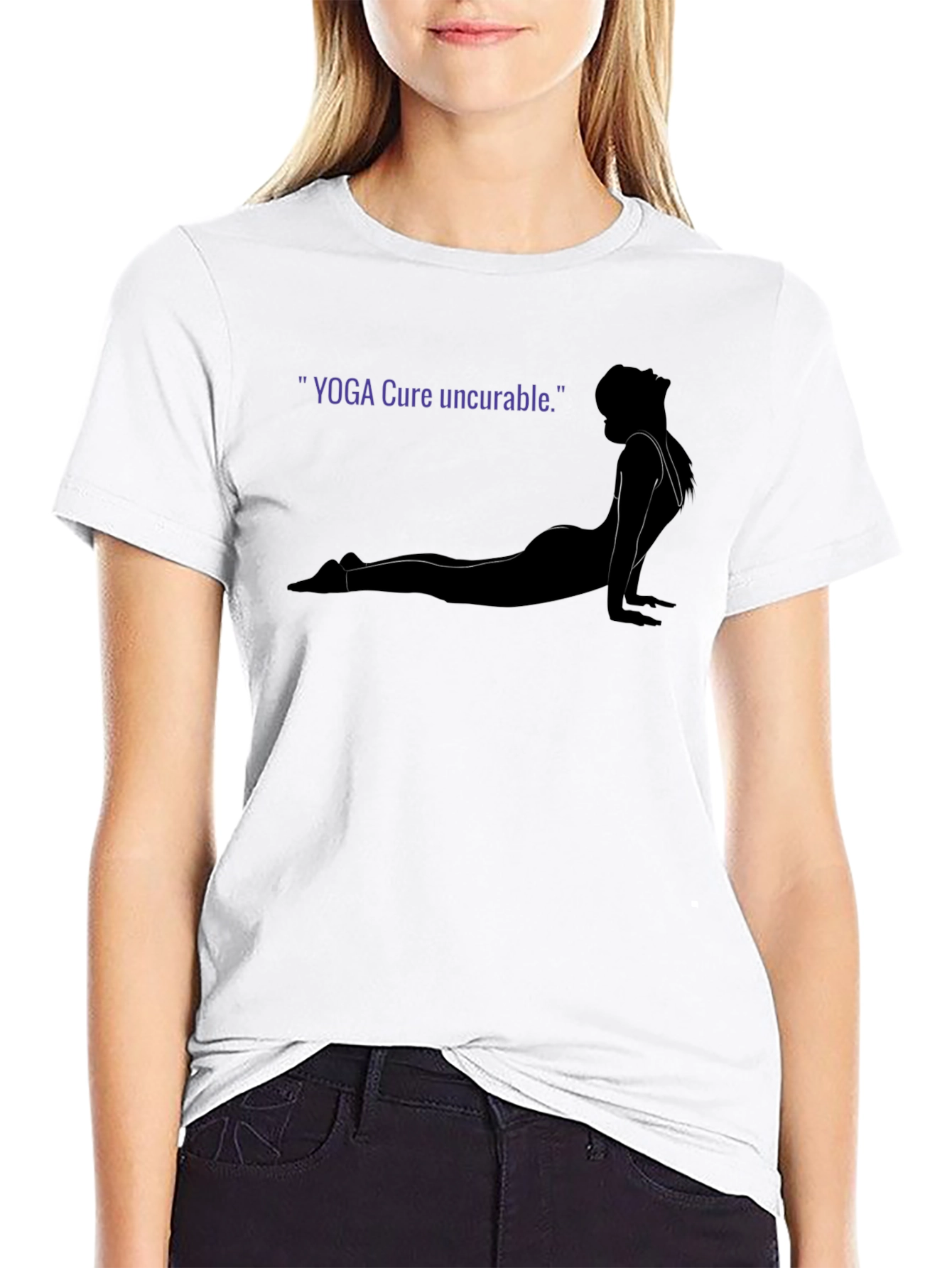 Yoga Cure Uncurable Graphic Tee