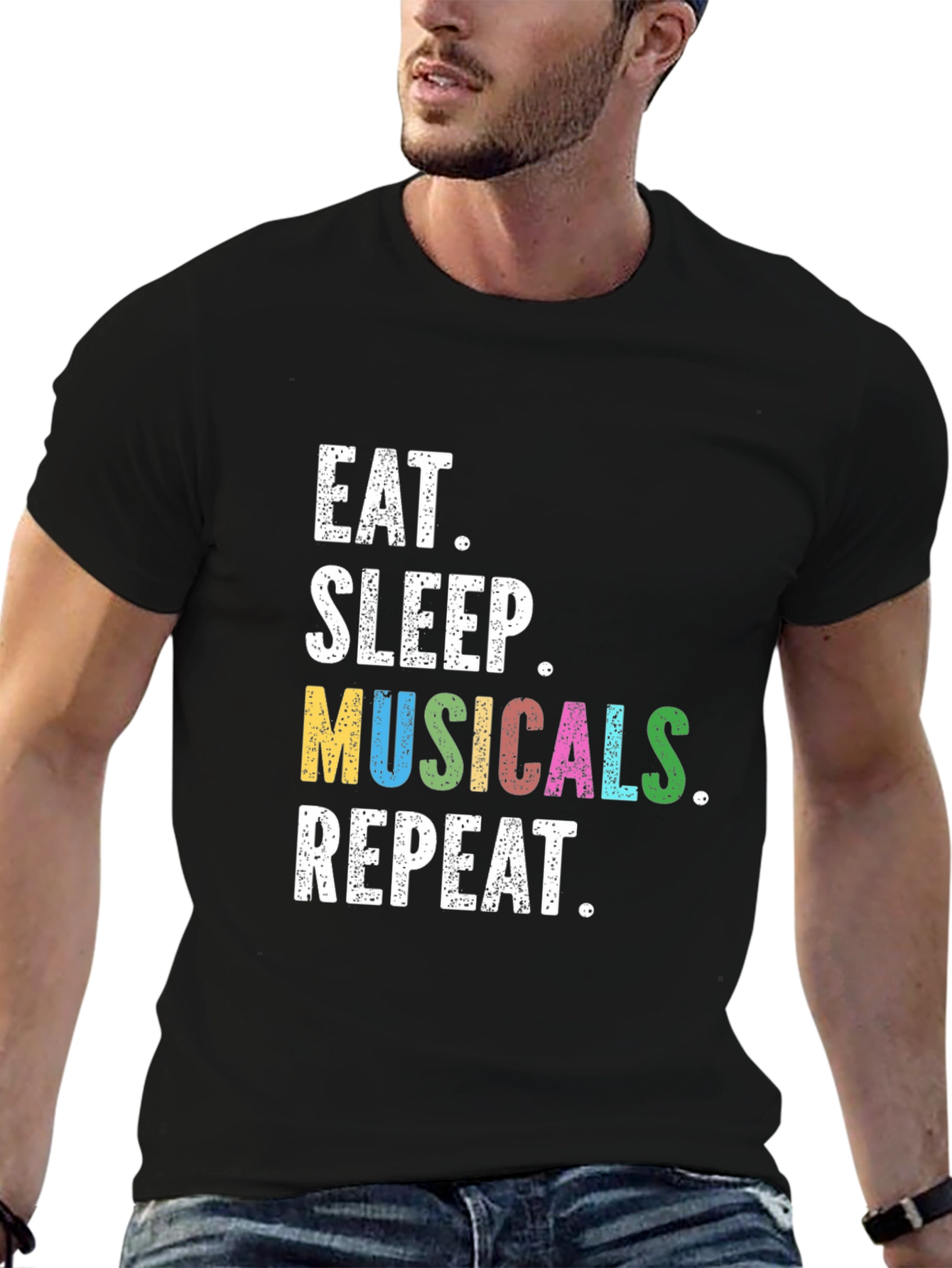 Eat Sleep Musicals Repeat T-Shirt