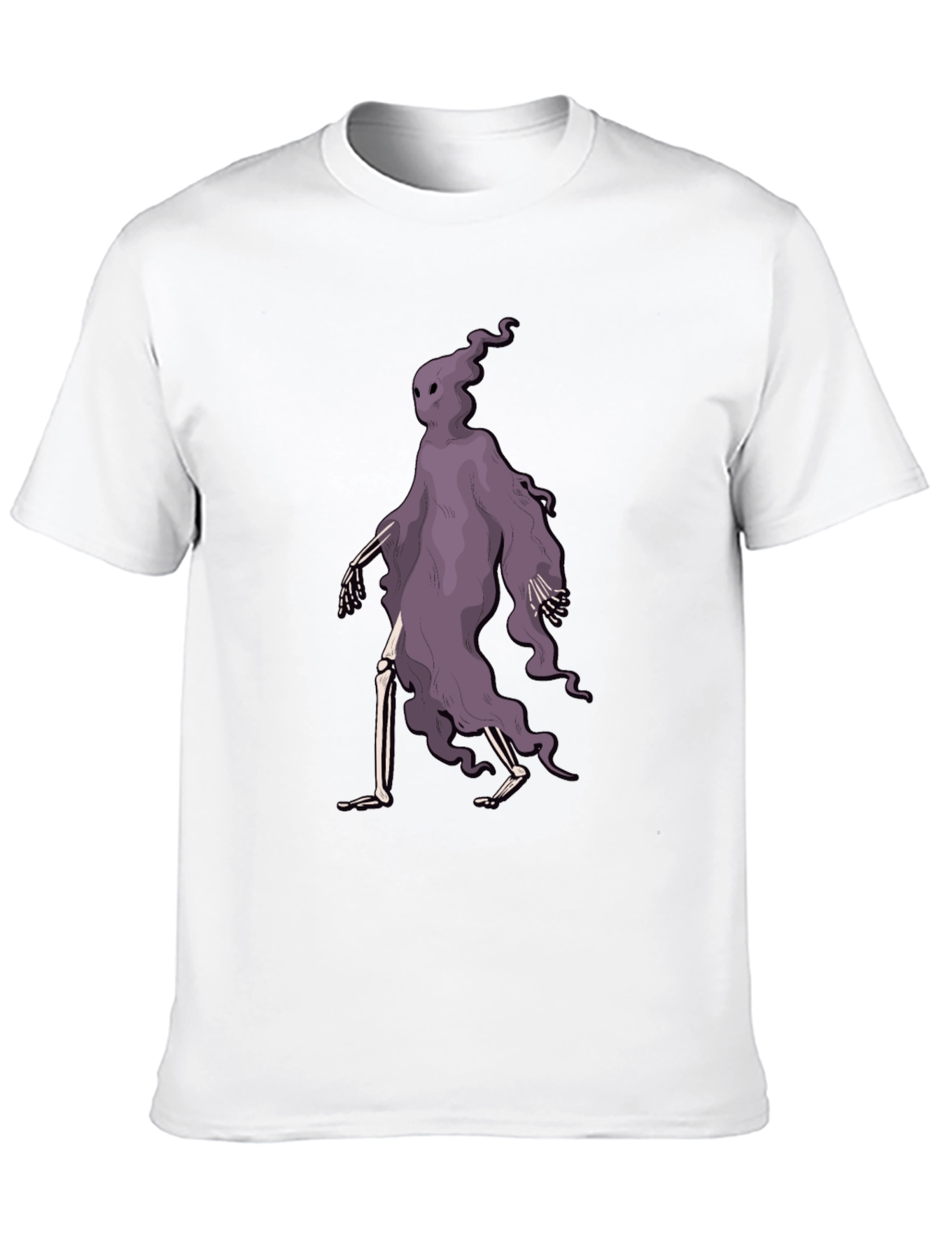 Ghostly Skeleton Graphic T-Shirt