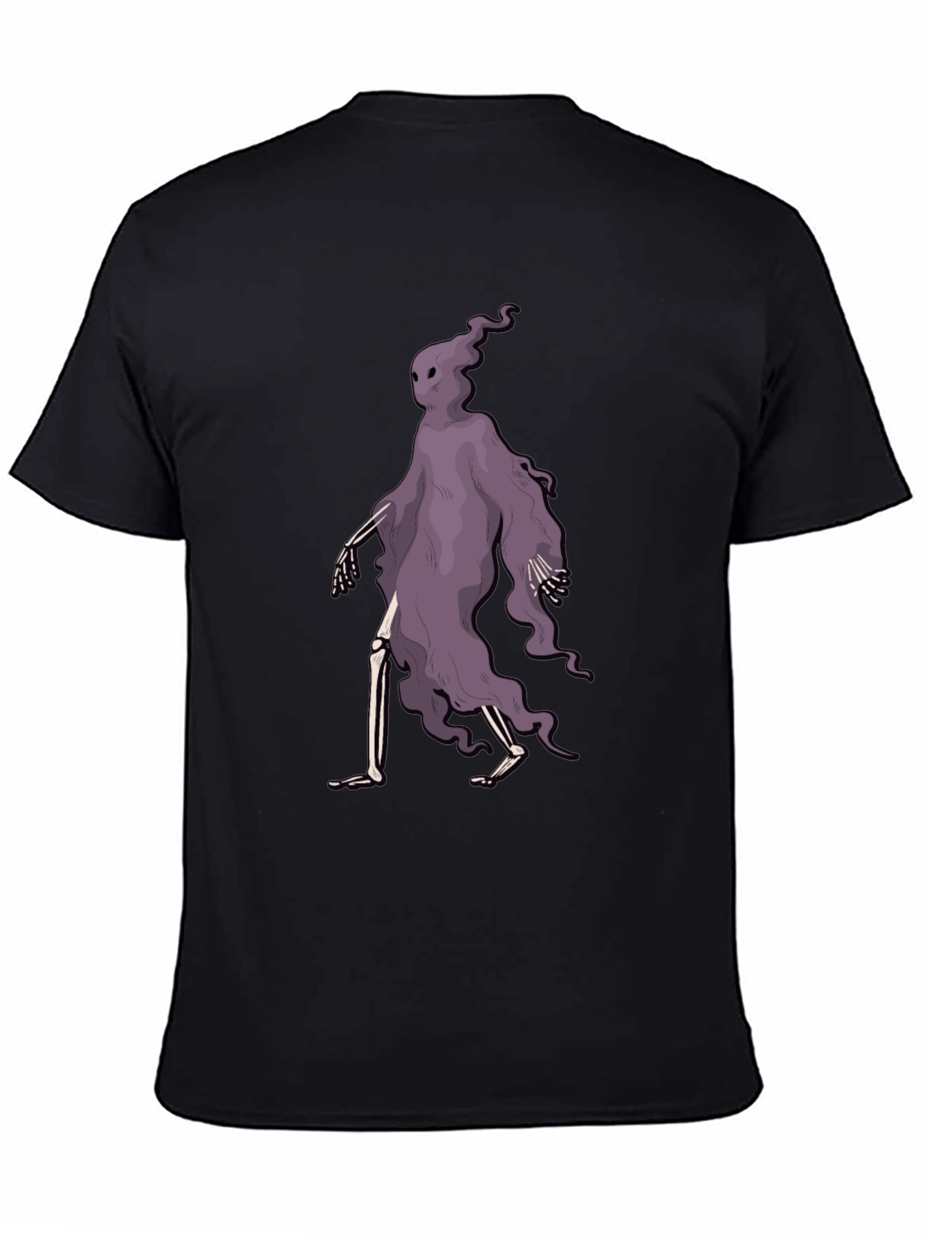 Ghostly Skeleton Graphic T-Shirt