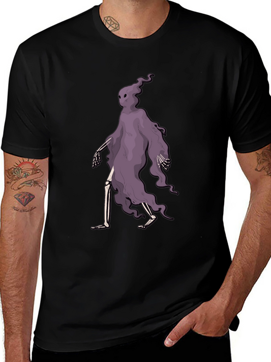 Ghostly Skeleton Graphic T-Shirt