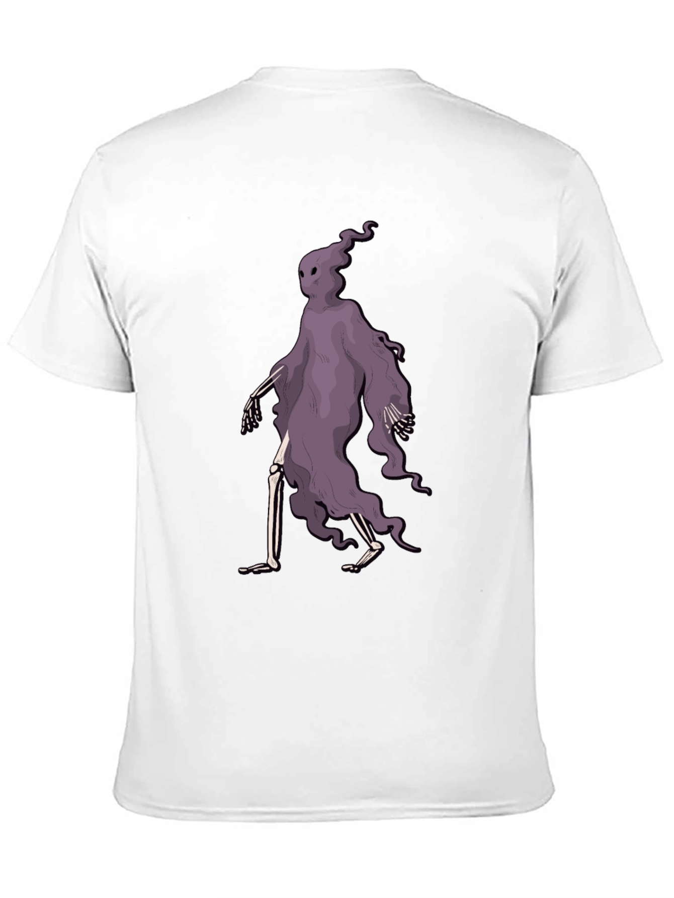 Ghostly Skeleton Graphic T-Shirt