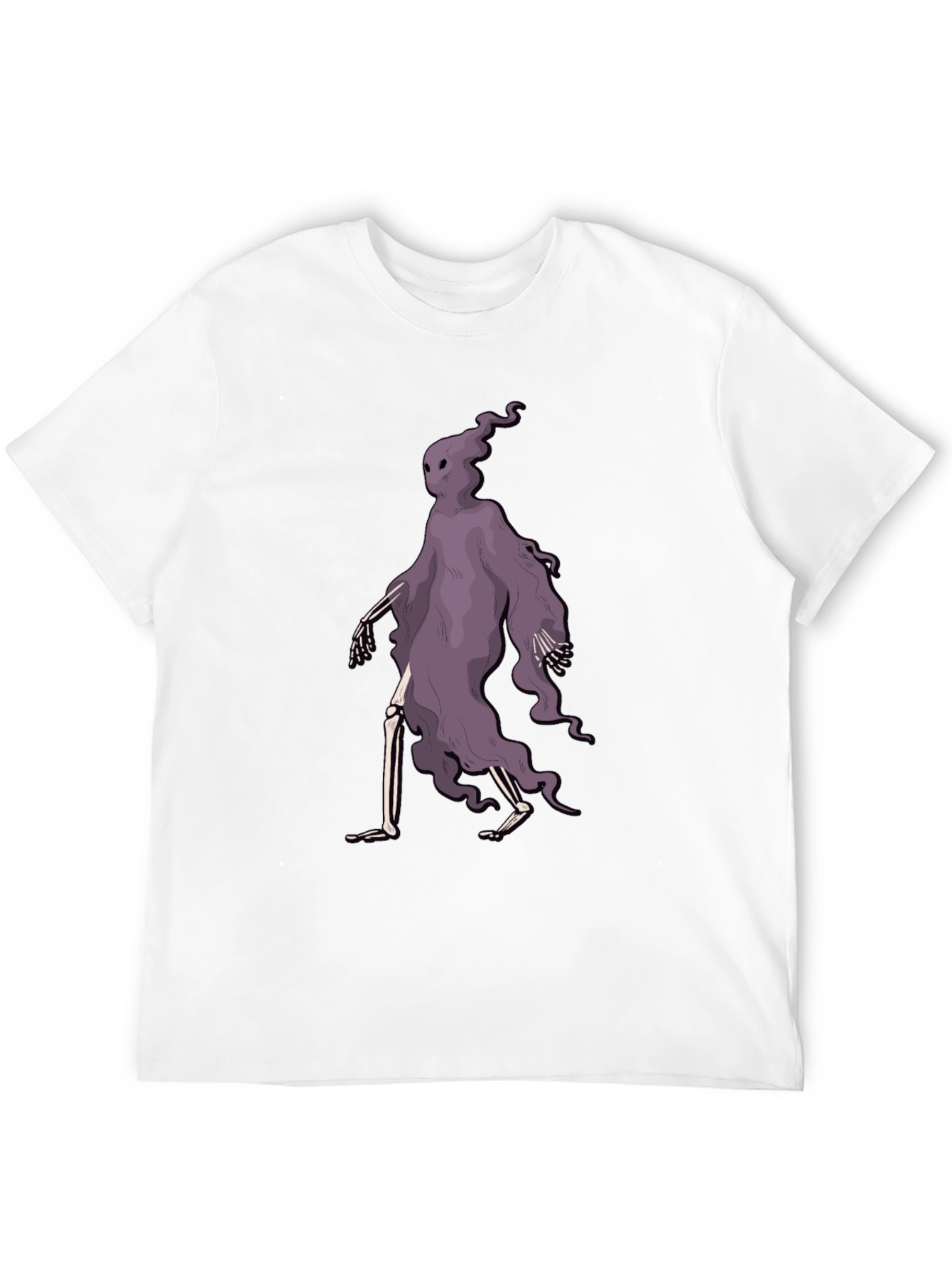 Ghostly Skeleton Graphic T-Shirt