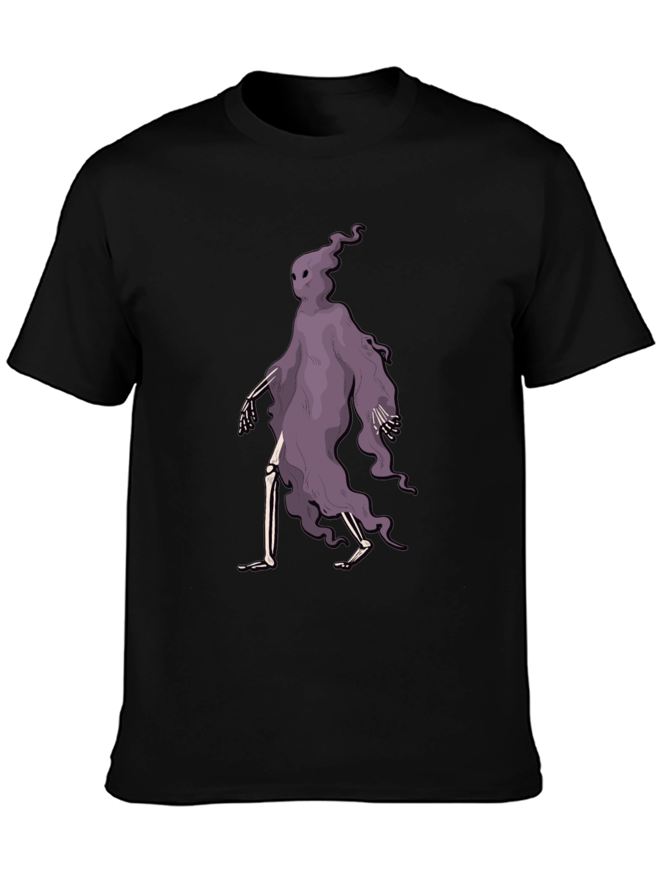 Ghostly Skeleton Graphic T-Shirt