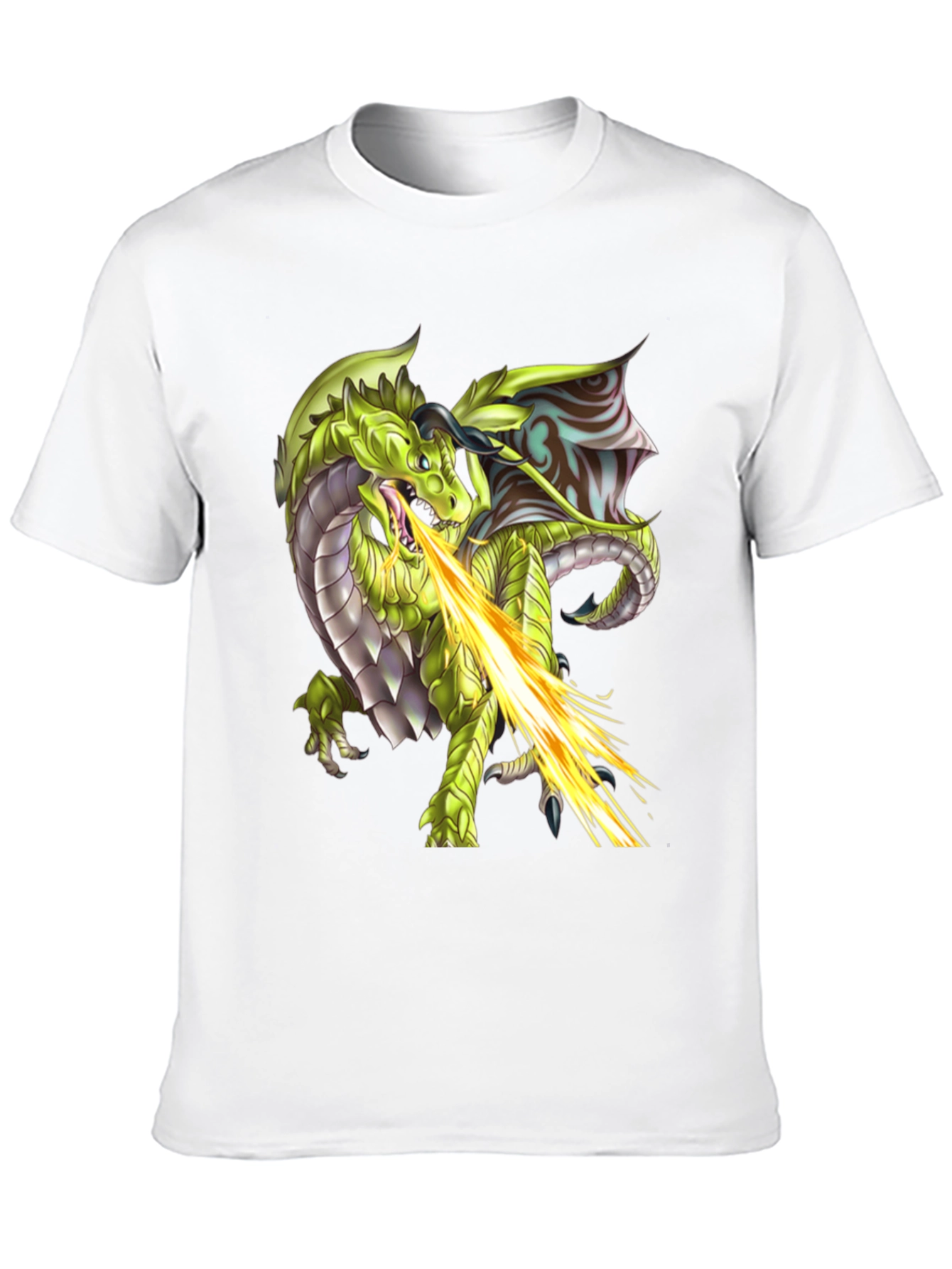 Dragon Fire Graphic T-Shirt - Black