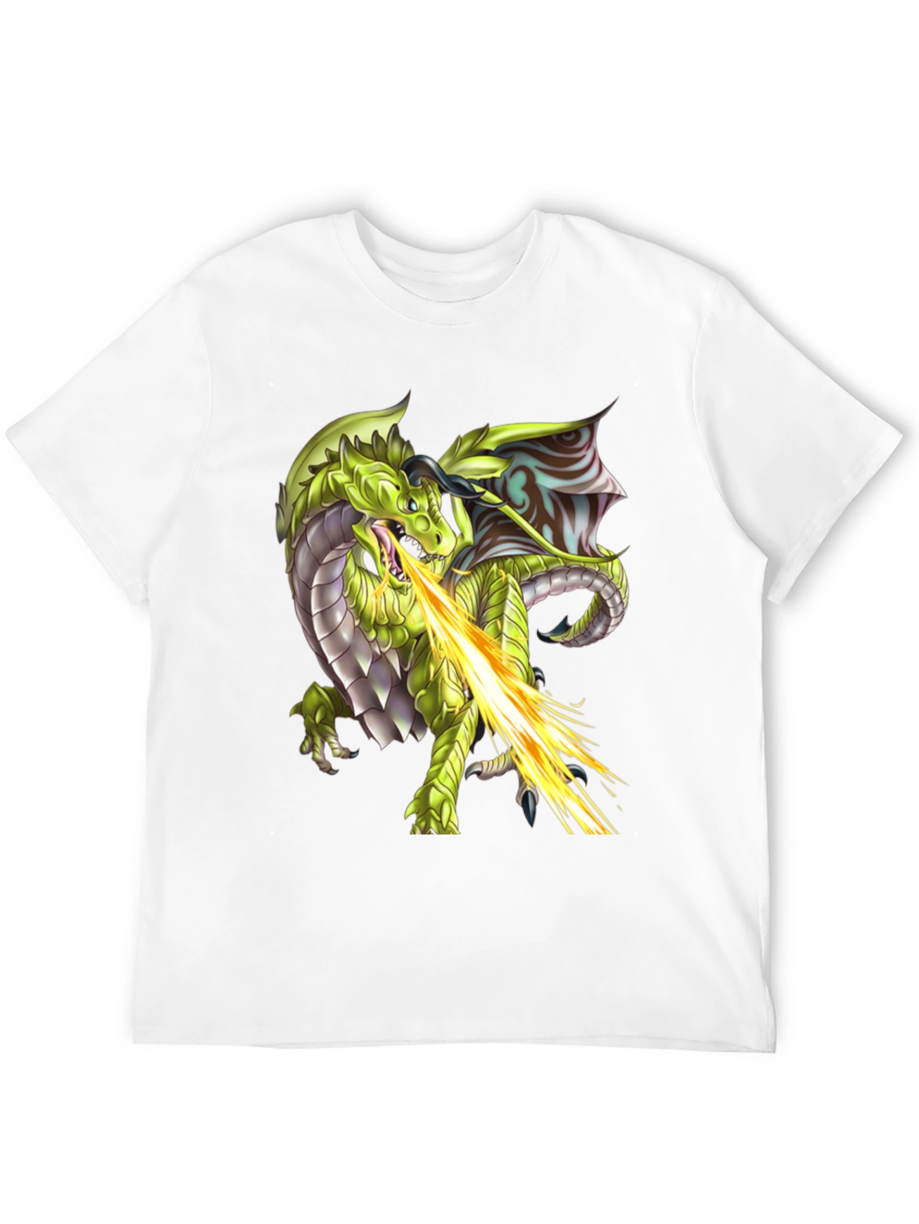 Dragon Fire Graphic T-Shirt - Black
