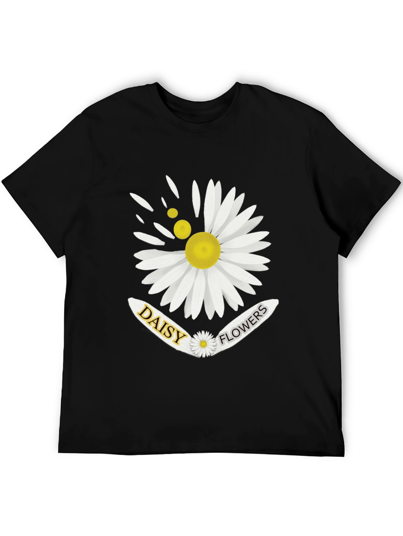 Daisy Flowers Graphic Print T-Shirt