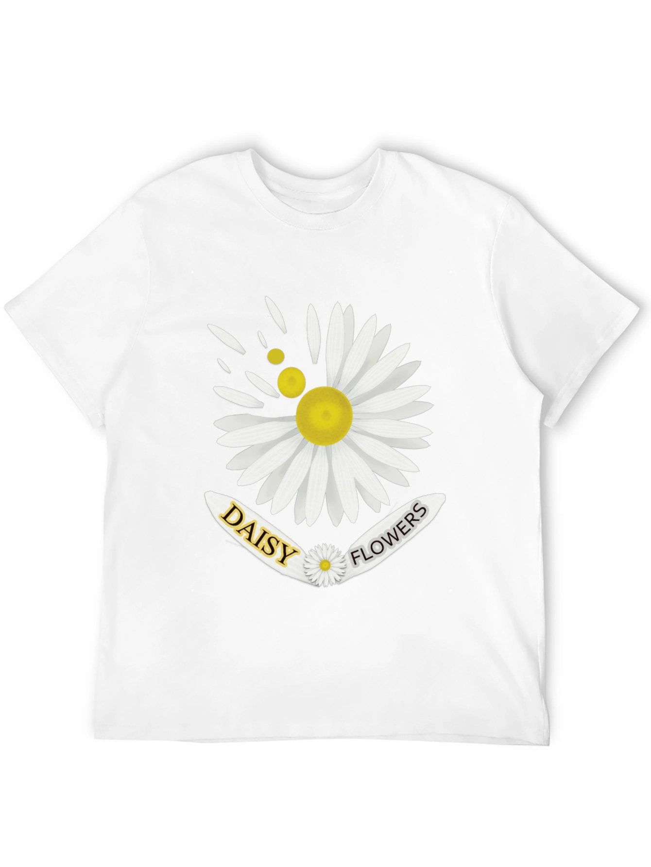 Daisy Flowers Graphic Print T-Shirt