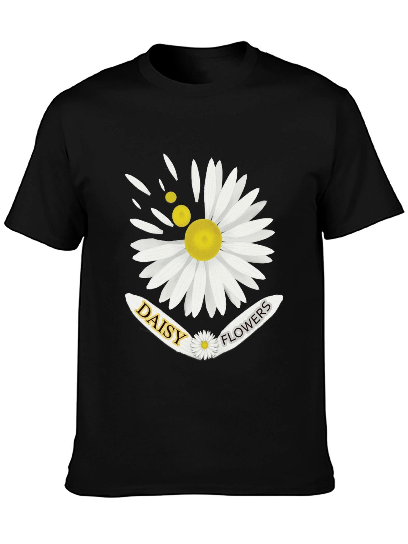 Daisy Flowers Graphic Print T-Shirt