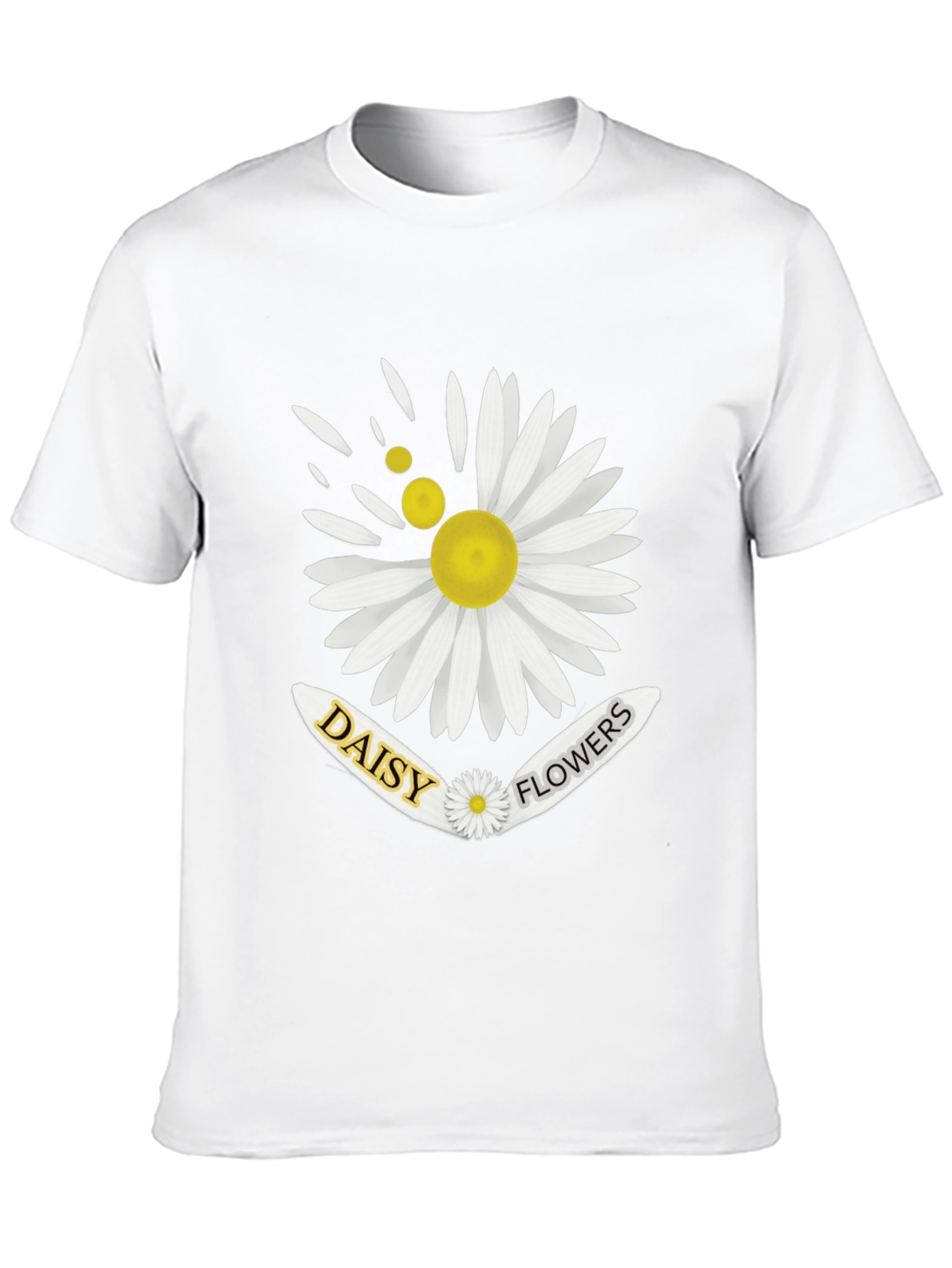 Daisy Flowers Graphic Print T-Shirt