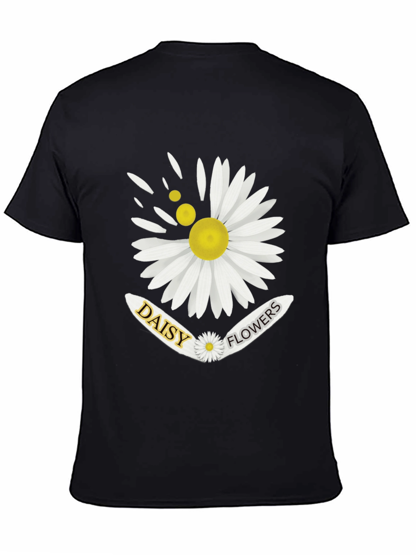 Daisy Flowers Graphic Print T-Shirt
