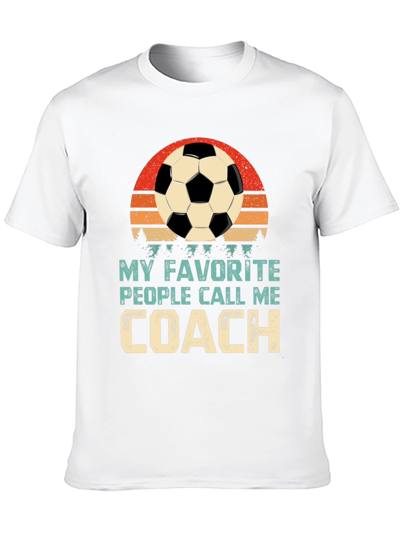 My Favorite People Call Me Coach Graphic Tee