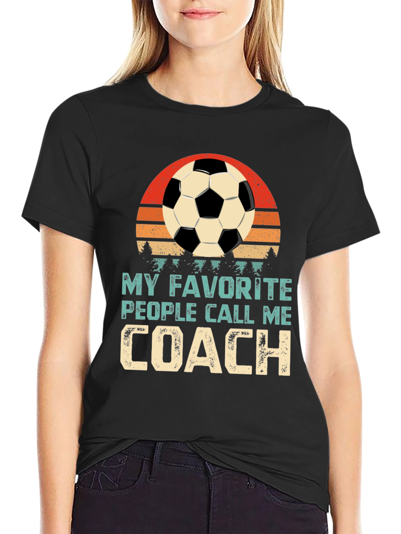 My Favorite People Call Me Coach Graphic Tee