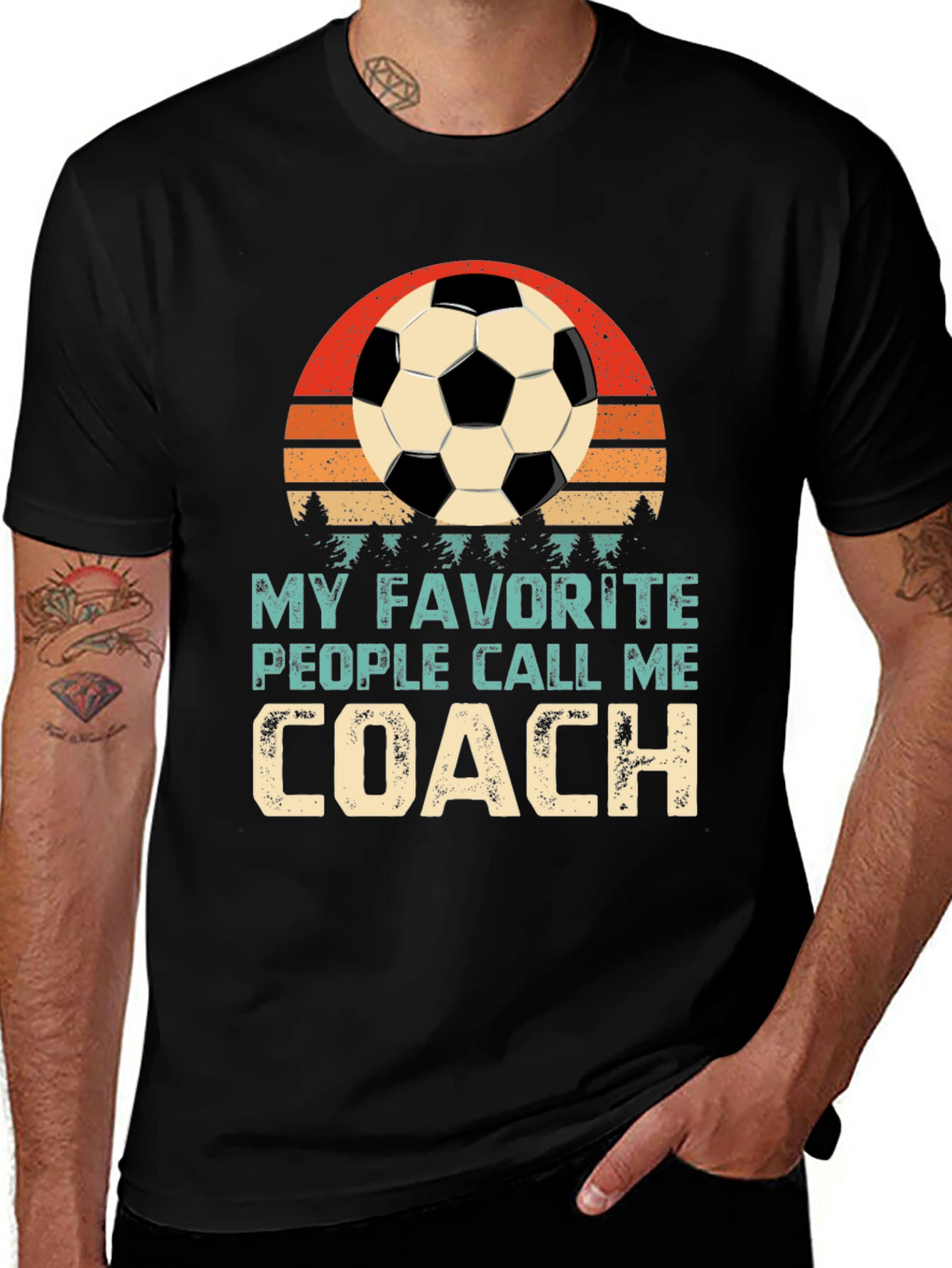 My Favorite People Call Me Coach Graphic Tee