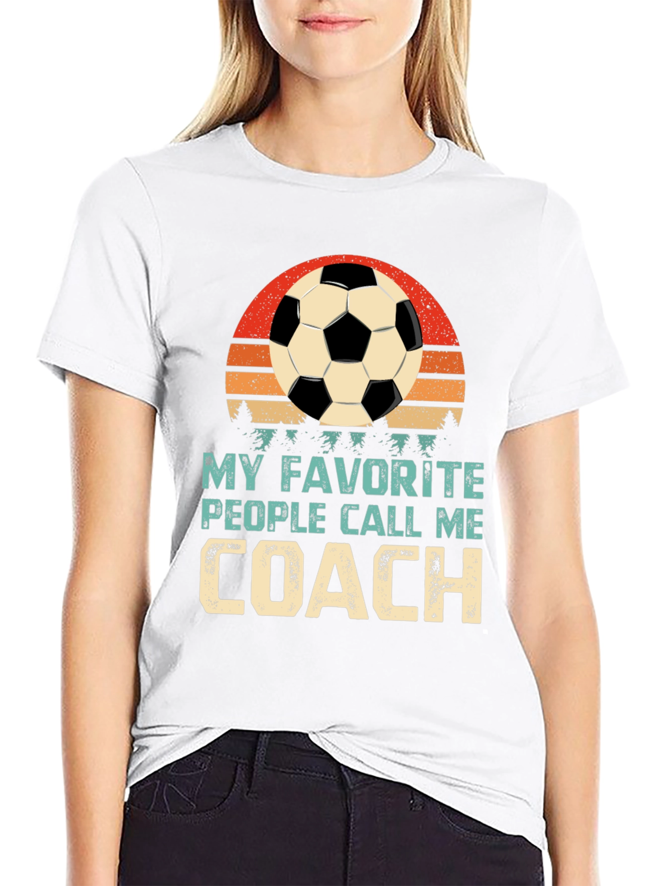 My Favorite People Call Me Coach Graphic Tee