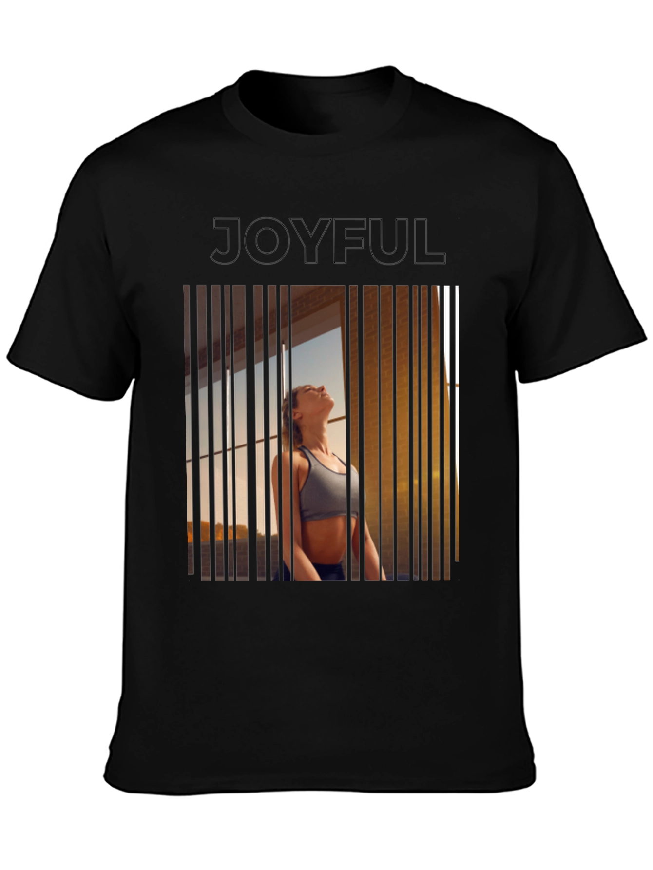 Joyful Meditation T-Shirt - Yoga Inspired Design
