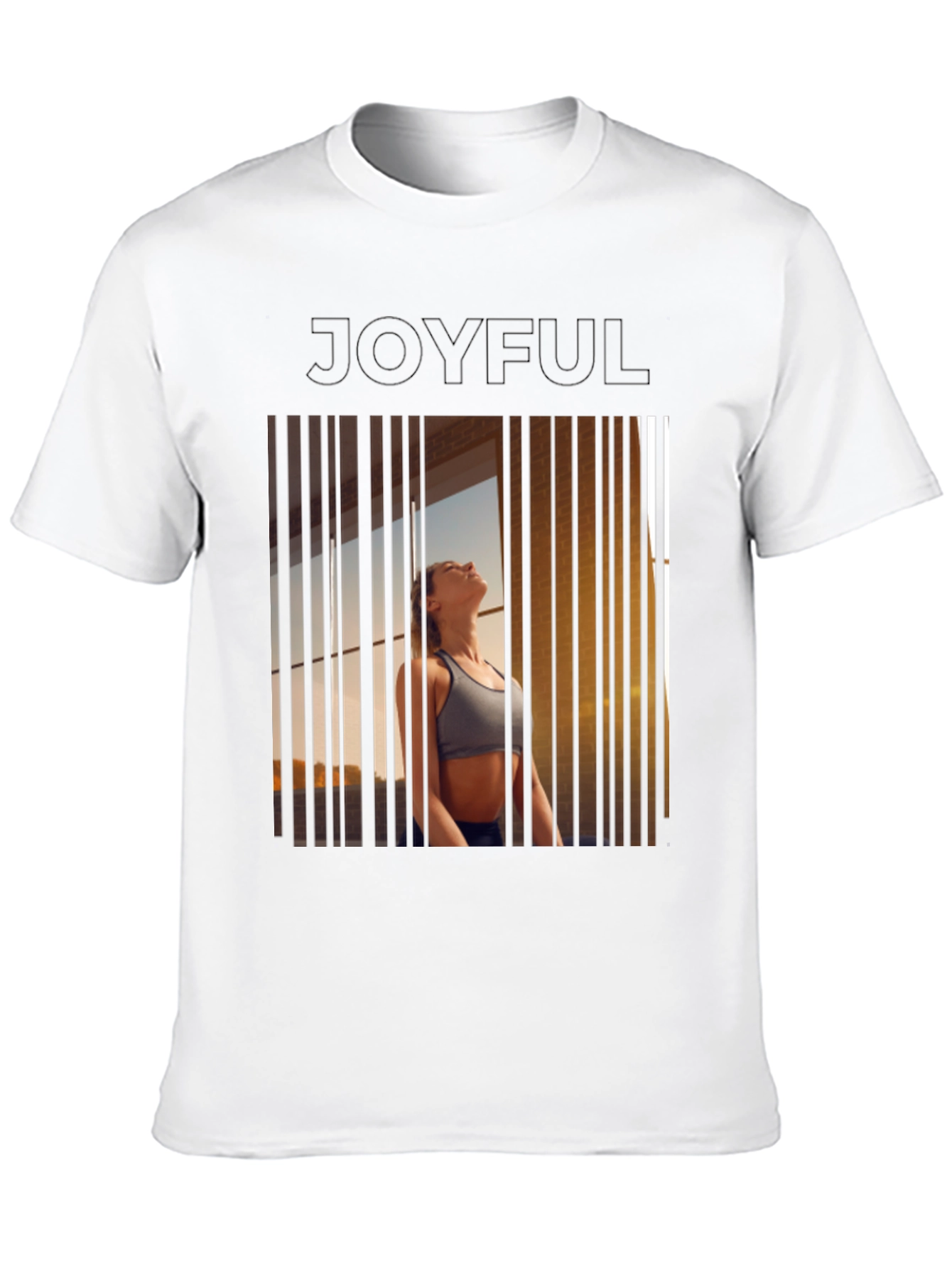 Joyful Meditation T-Shirt - Yoga Inspired Design