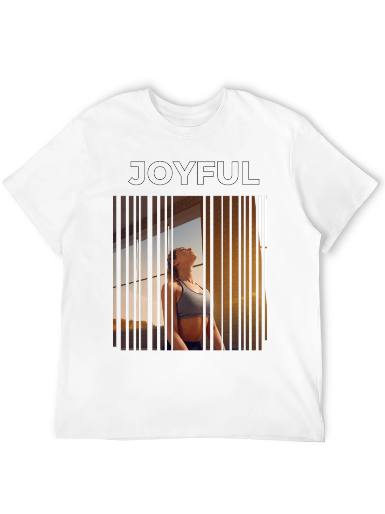 Joyful Meditation T-Shirt - Yoga Inspired Design
