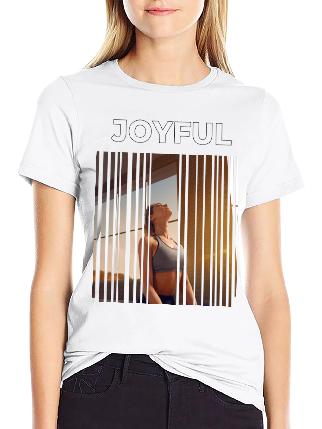 Joyful Meditation T-Shirt - Yoga Inspired Design