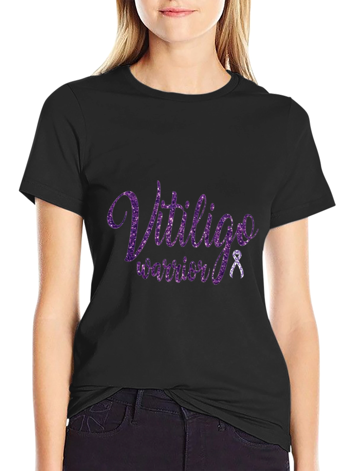 Vitiligo Warrior Awareness Tee