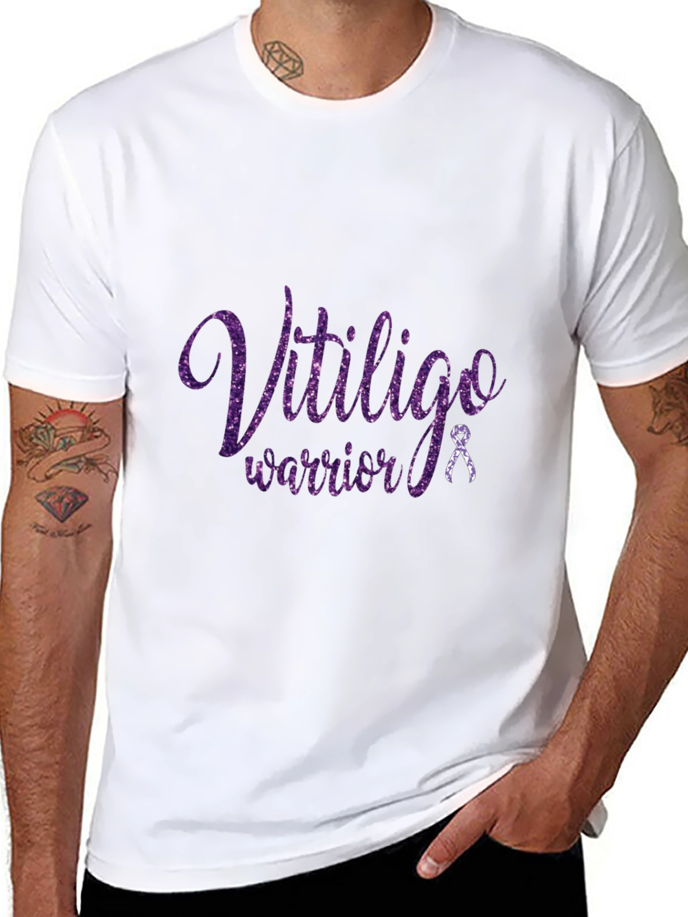 Vitiligo Warrior Awareness Tee