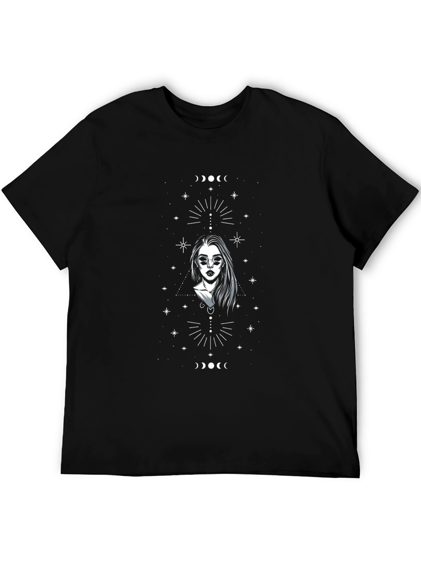Celestial Mystic Woman Graphic Tee