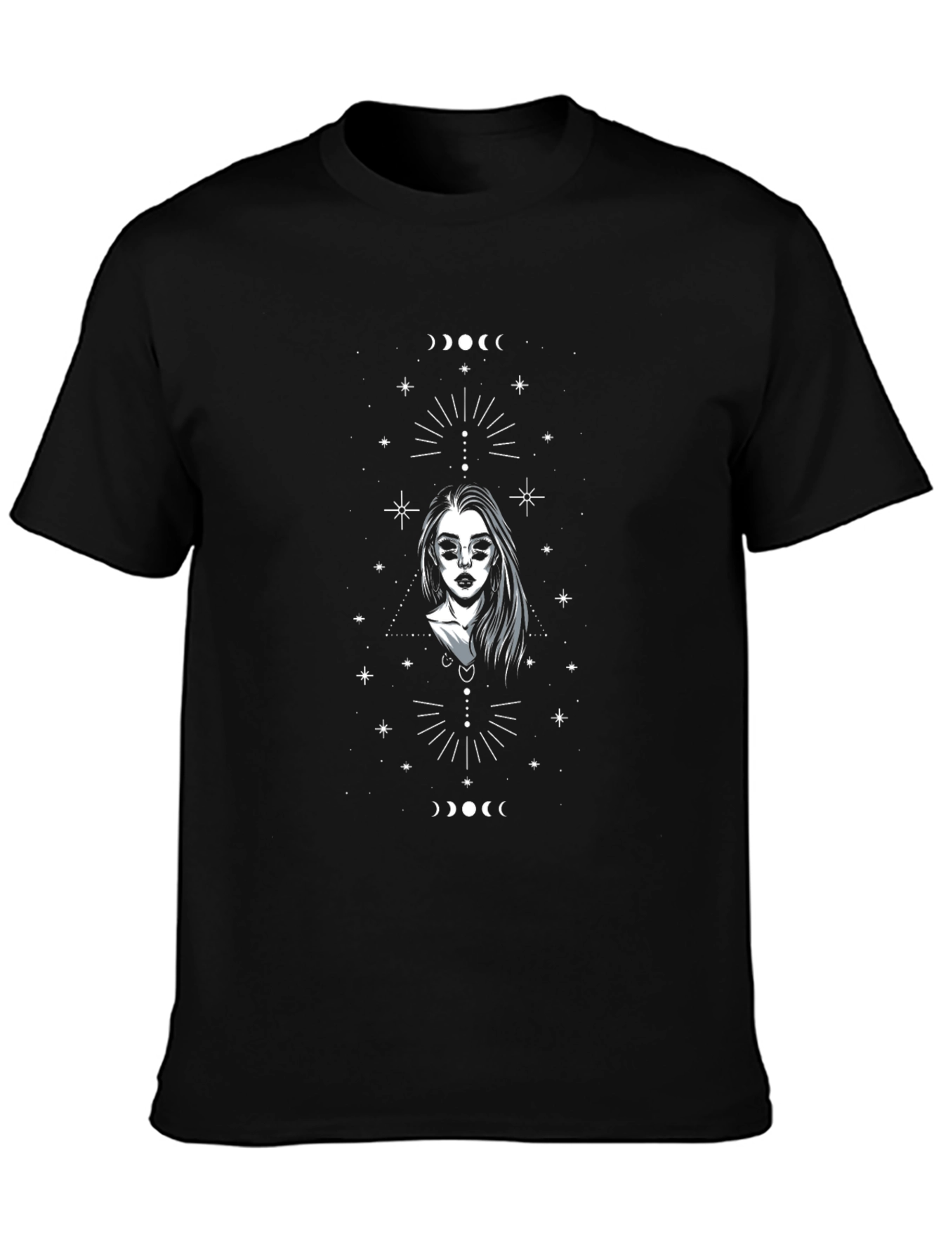 Celestial Mystic Woman Graphic Tee