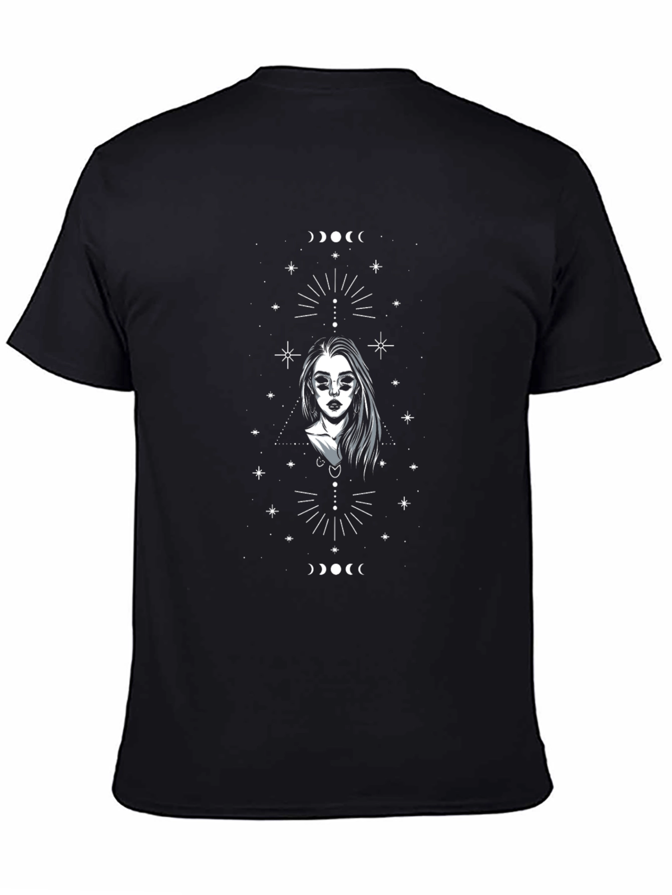 Celestial Mystic Woman Graphic Tee