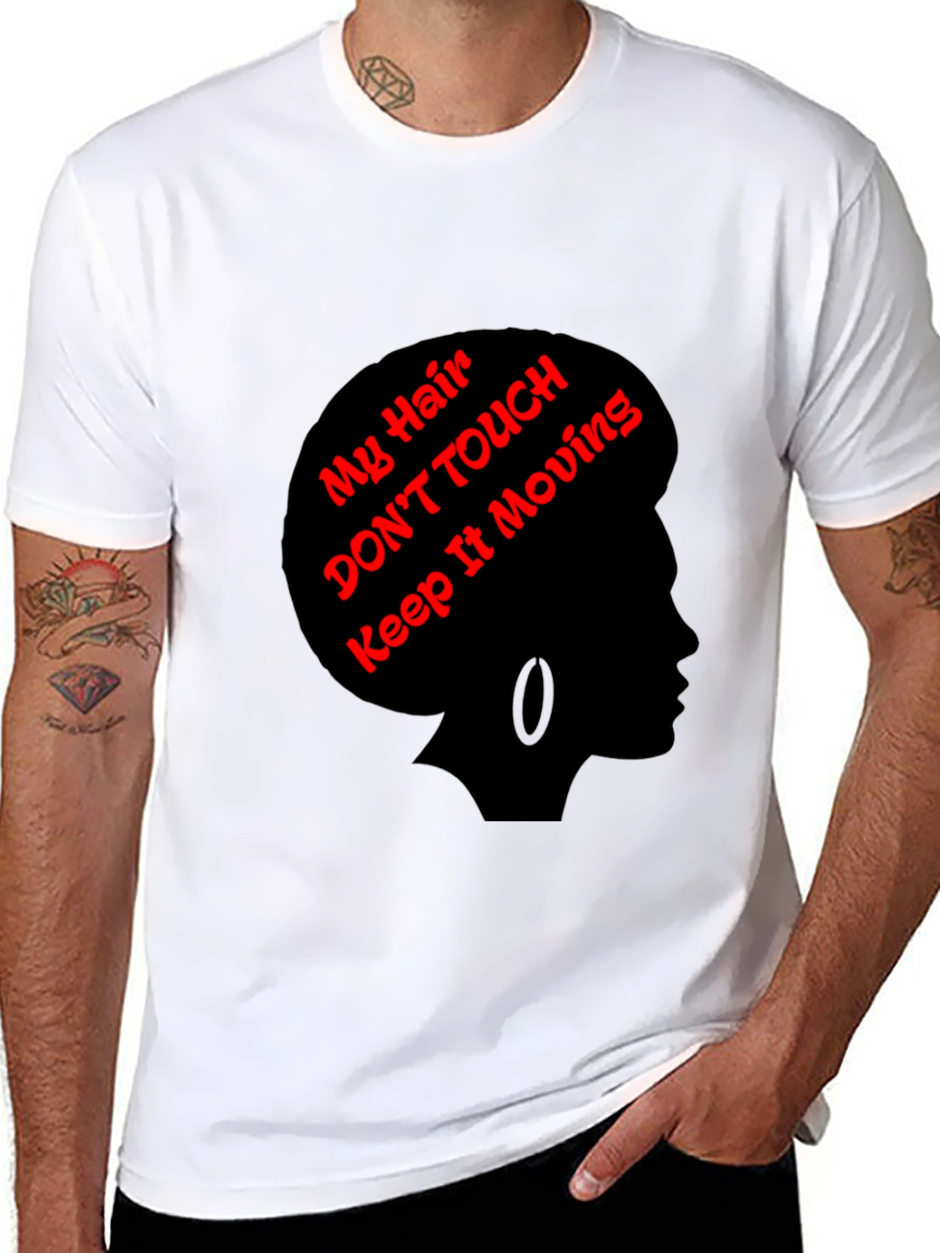 Statement Tee: My Hair Dont Touch!
