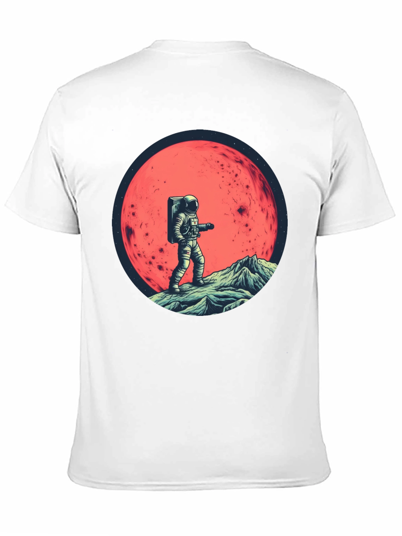 Astronaut on Mars Graphic T-Shirt