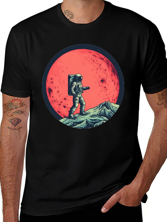 Astronaut on Mars Graphic T-Shirt