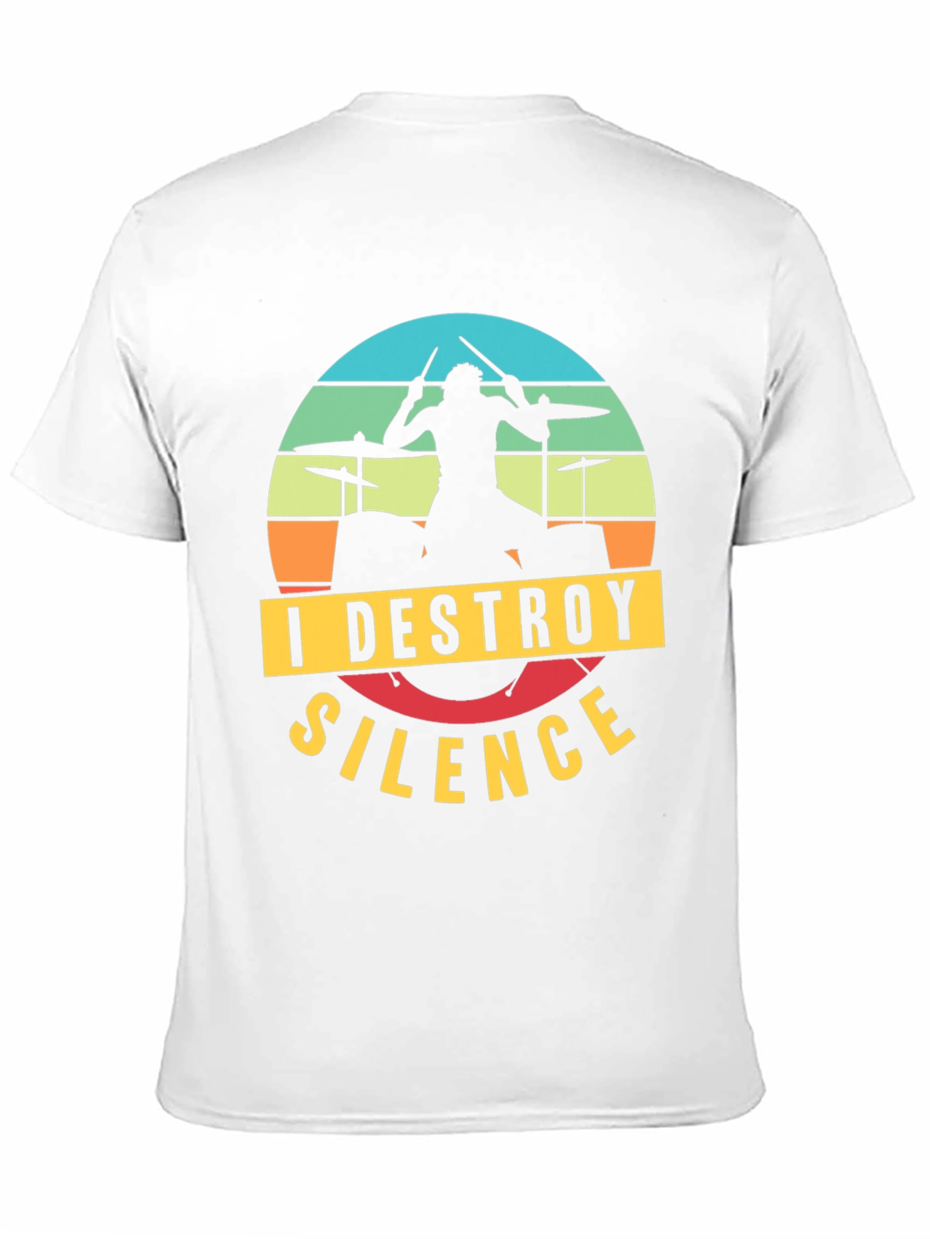 I Destroy Silence Drummer T-Shirt
