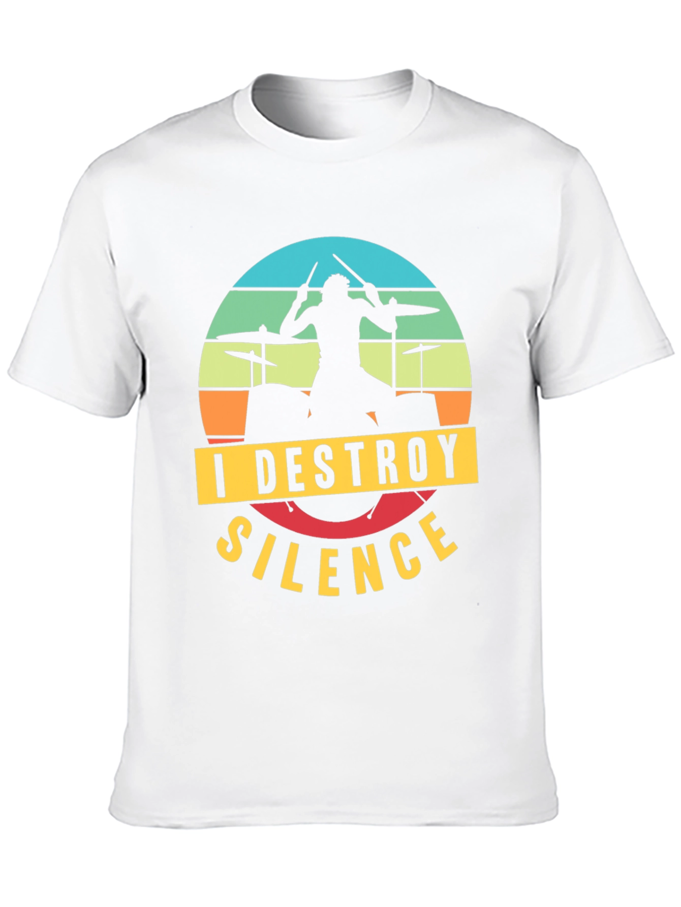 I Destroy Silence Drummer T-Shirt